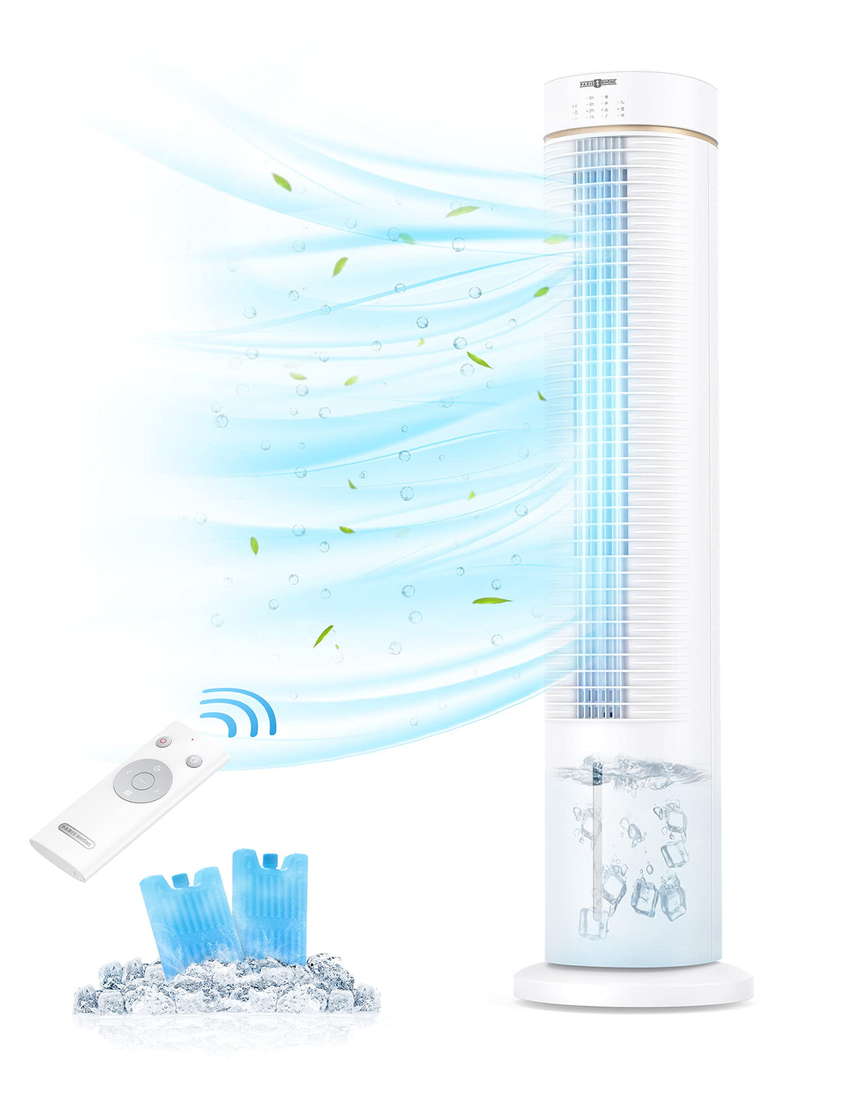Evaporative Cooler, Paris Rh      Ne 3 In 1 Evaporative Air Cooler 45'' Air Cooler 80       Oscillating 19       Air Outlet Cool