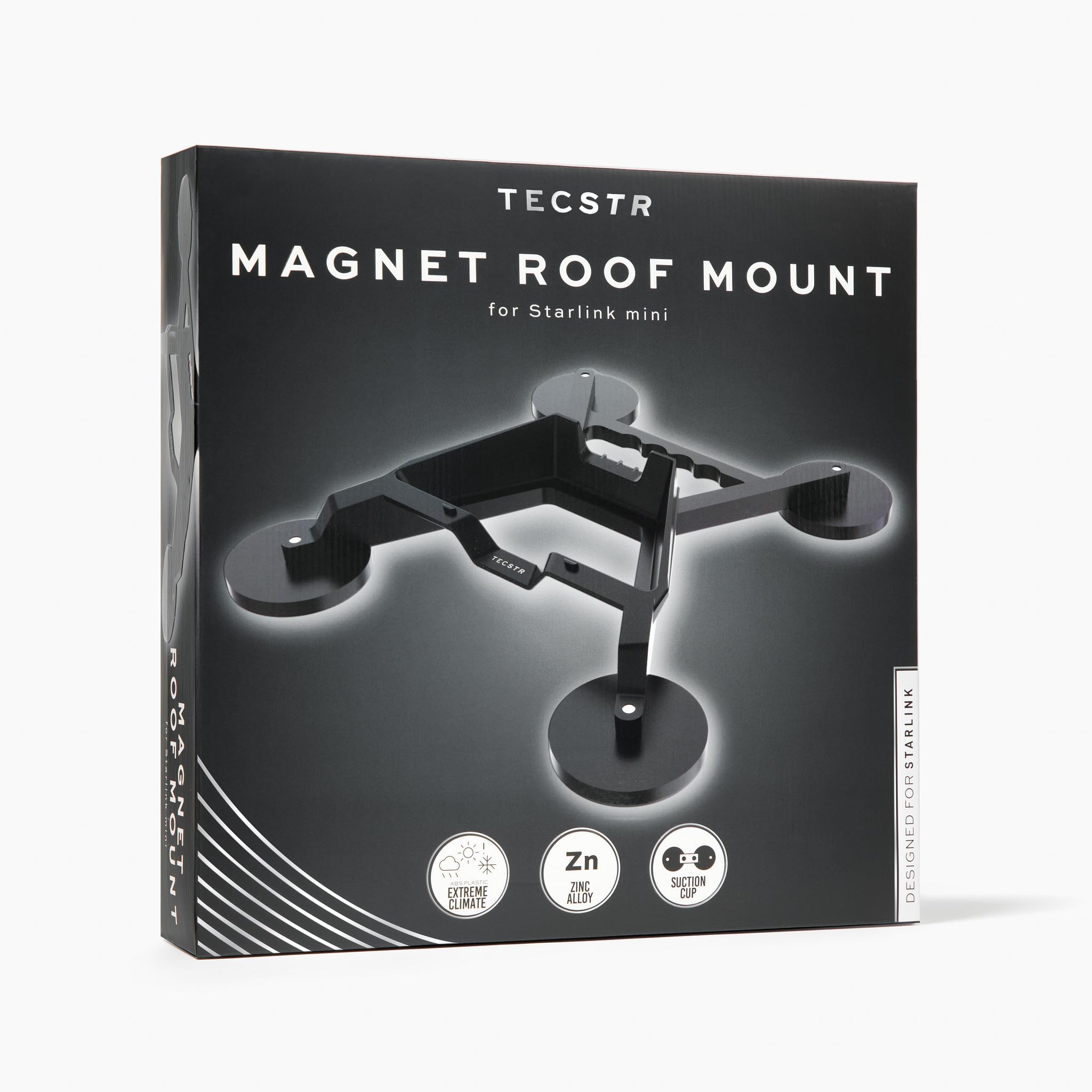 TECSTR Magnetic Roof Mount for Starlink Mini Heavy Duty Bracket Mount for Mini Satellite Dish Kit, Car, RV, Truck, Weather Resis