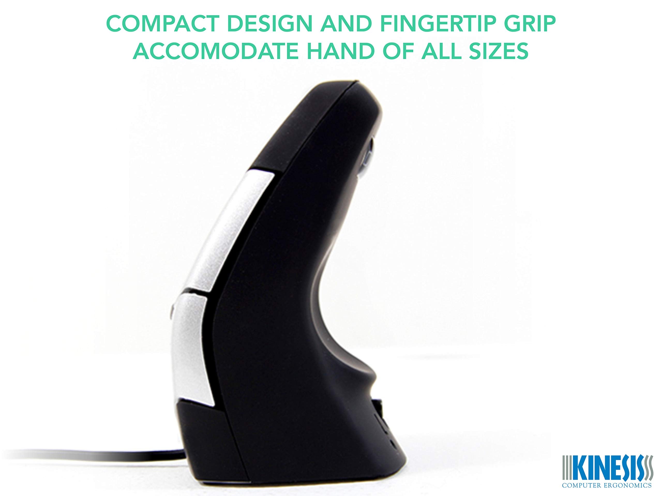Kinesis Dxt2 Ergonomic Vertical Mouse (Usb Wired)