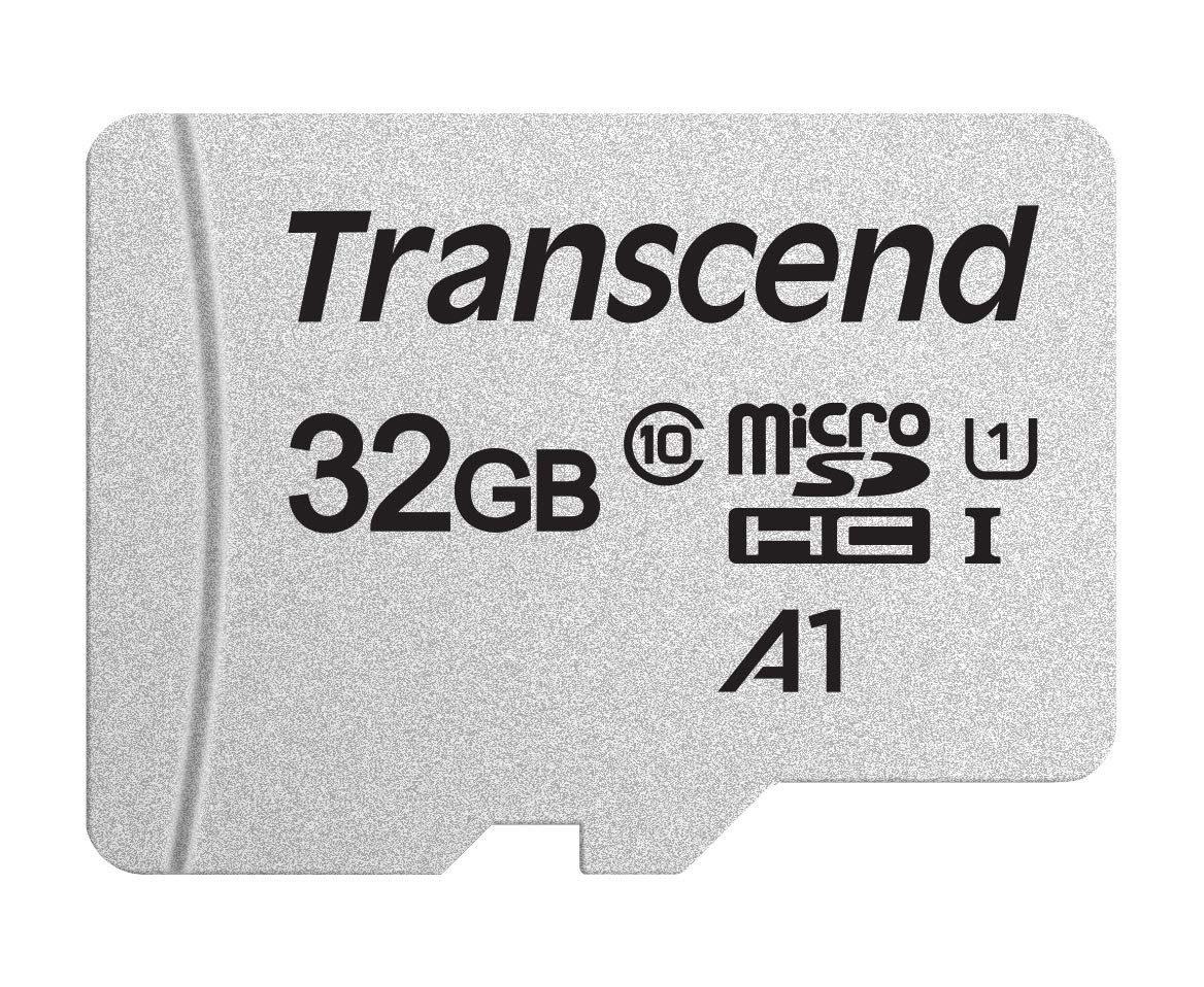 Transcend 32GB microSDHC UHS I Class 10 U1 Memory Card with Adapter