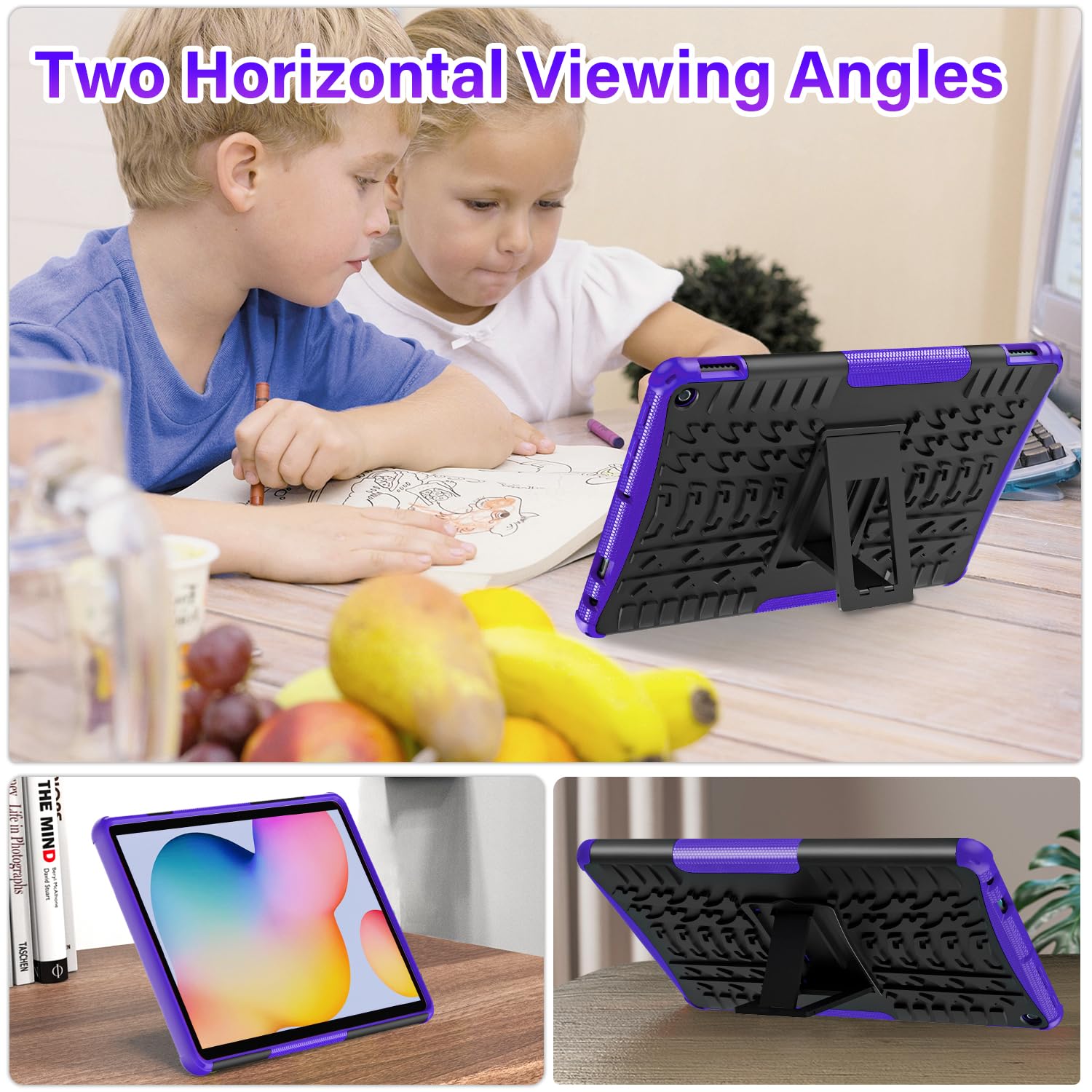 Roiskin For Dual Layer Shockproof Rugged Case For 2023 Tablet 10 Case 13Th Generation,Not For Ipad Samsung 10 Inch