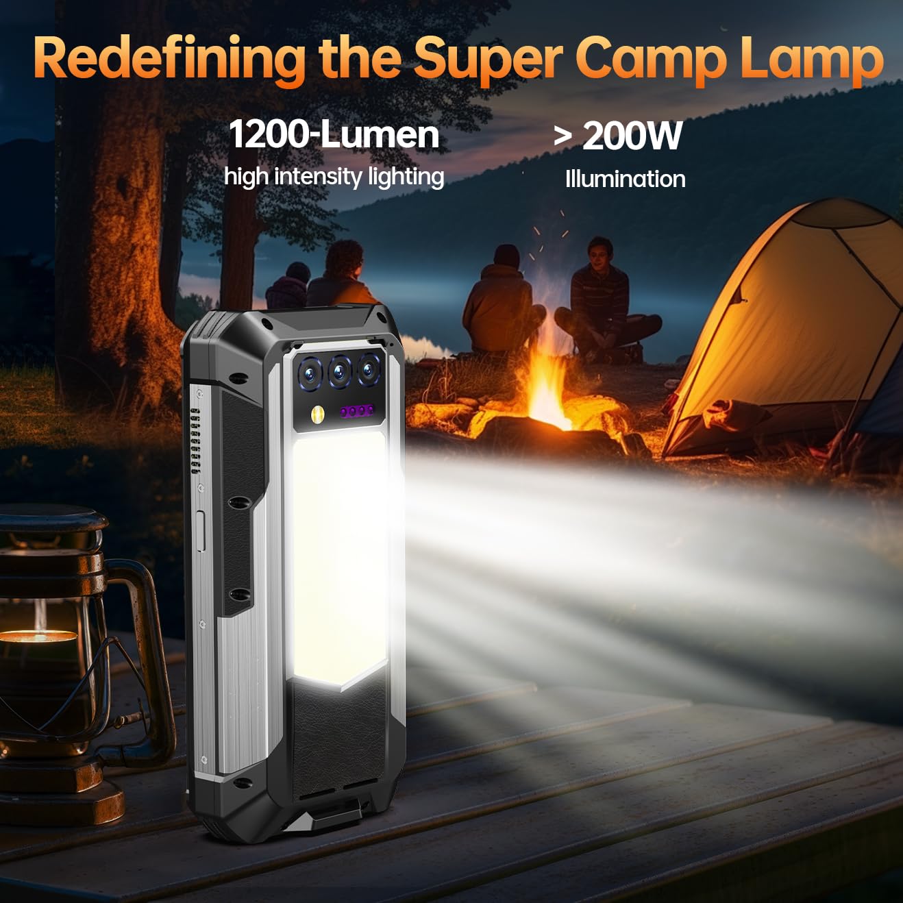 Oukitel Wp100 Titan Rugged Smartphone 5G - 33000Mah Rugged Phone With Projector, 48Gb+512Gb Unlocked Android 14 Cell Phones With