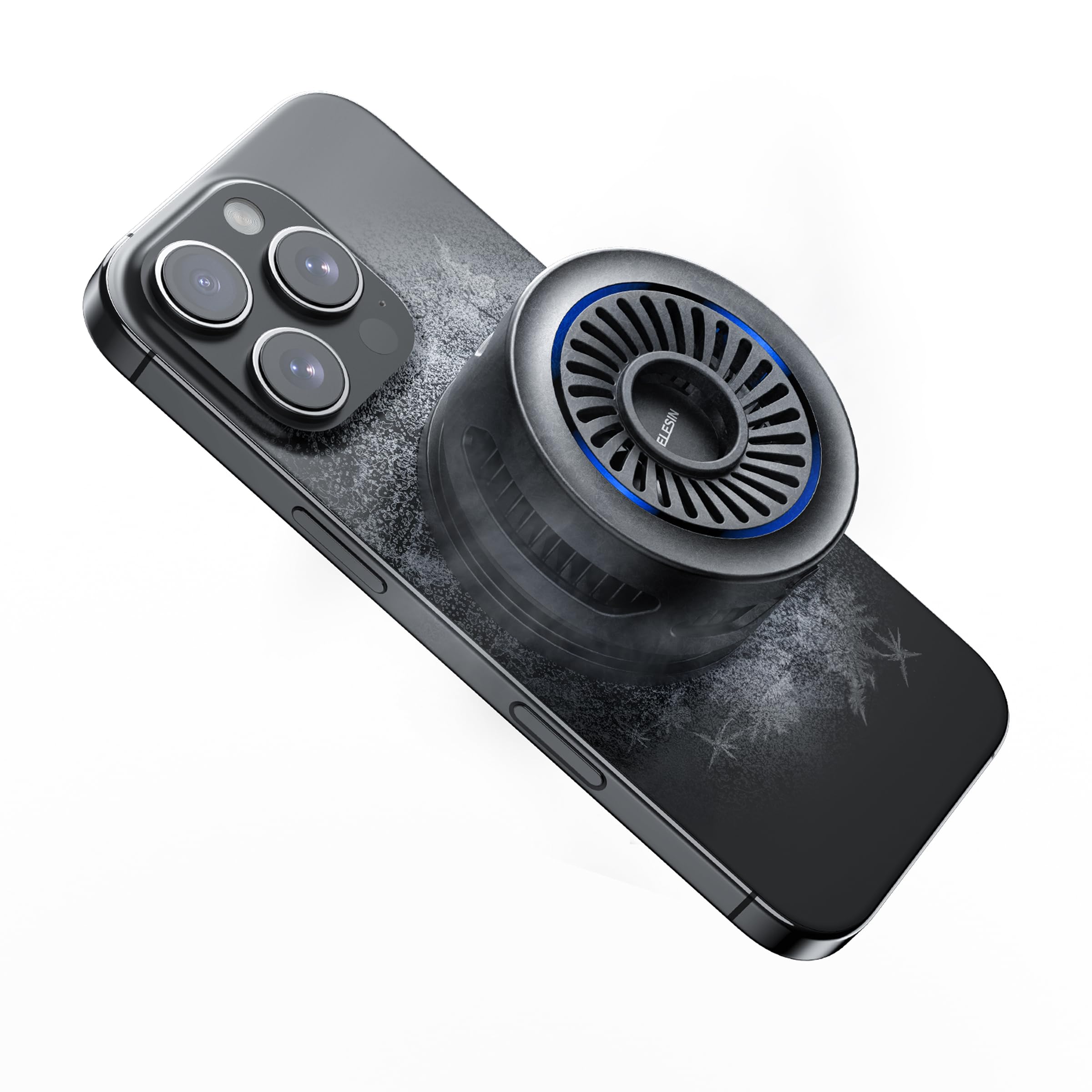 Telesin Magnetic Phone Cooler Pro For Gaming And Live Streaming, Cell Phone Cooling Fan Portable Phone Radiator Cooling Fan For 