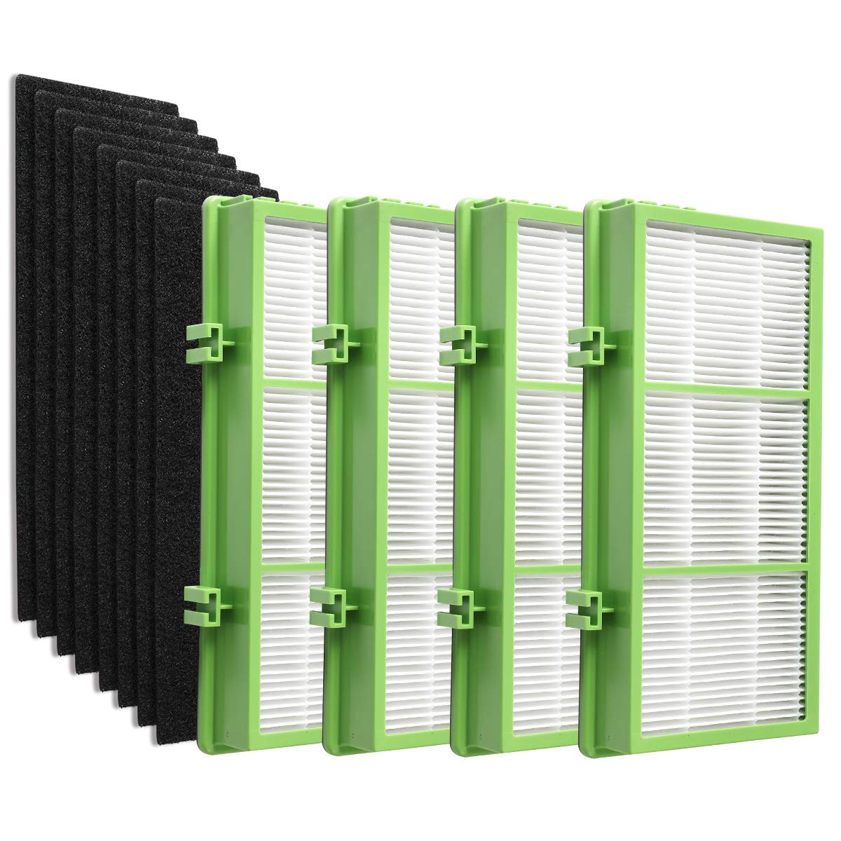 Derblue Replacement True Hepa Filter Compatible With Holmes Aer1 Series Including 4Pcs Filters And 8Pcs Pre Filters Replacement 