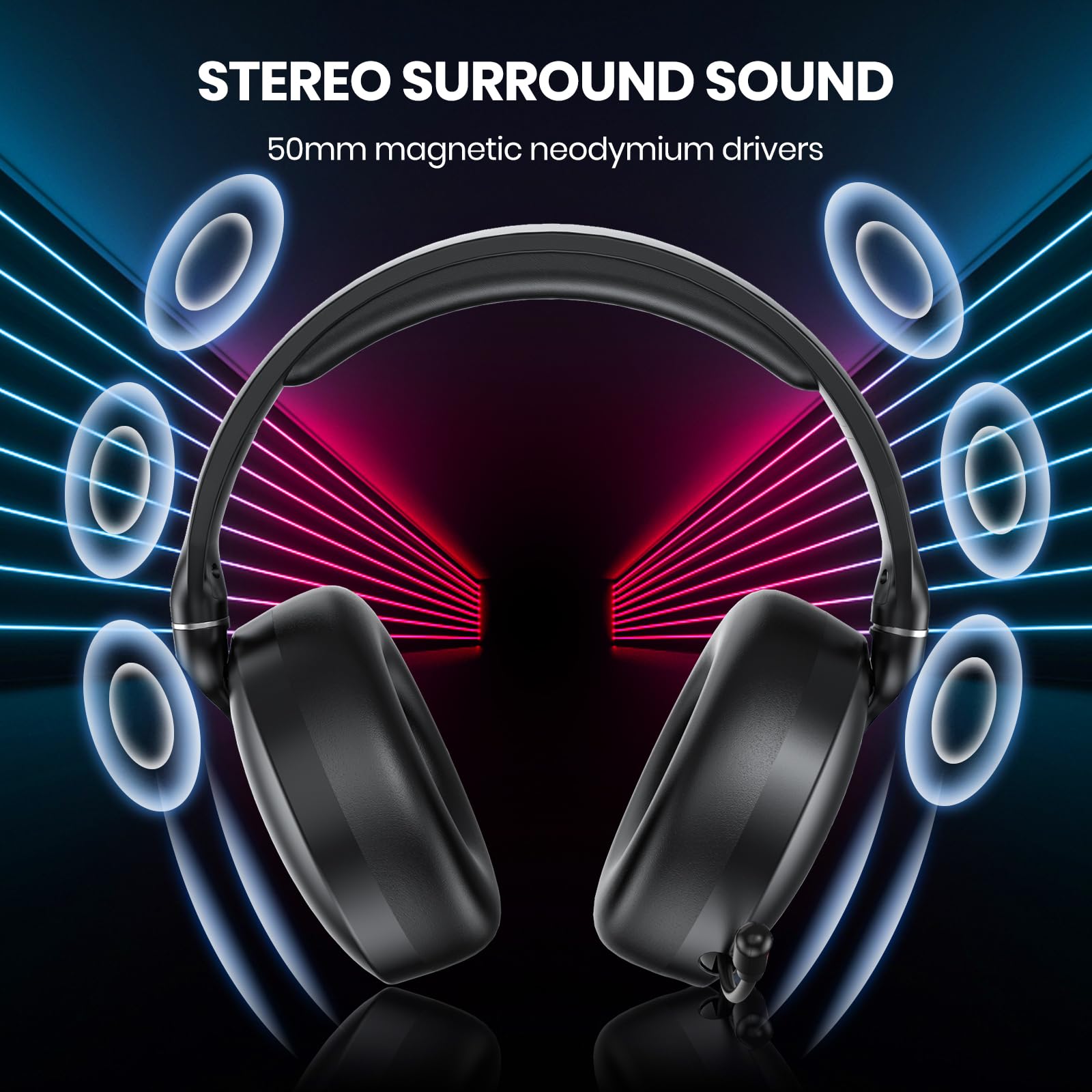 Targeal Gaming Headset With Microphone For Pc, Ps4, Ps5, Switch, Xbox One, Xbox Series X|S   3.5Mm Jack Gamer Headphone With Noi