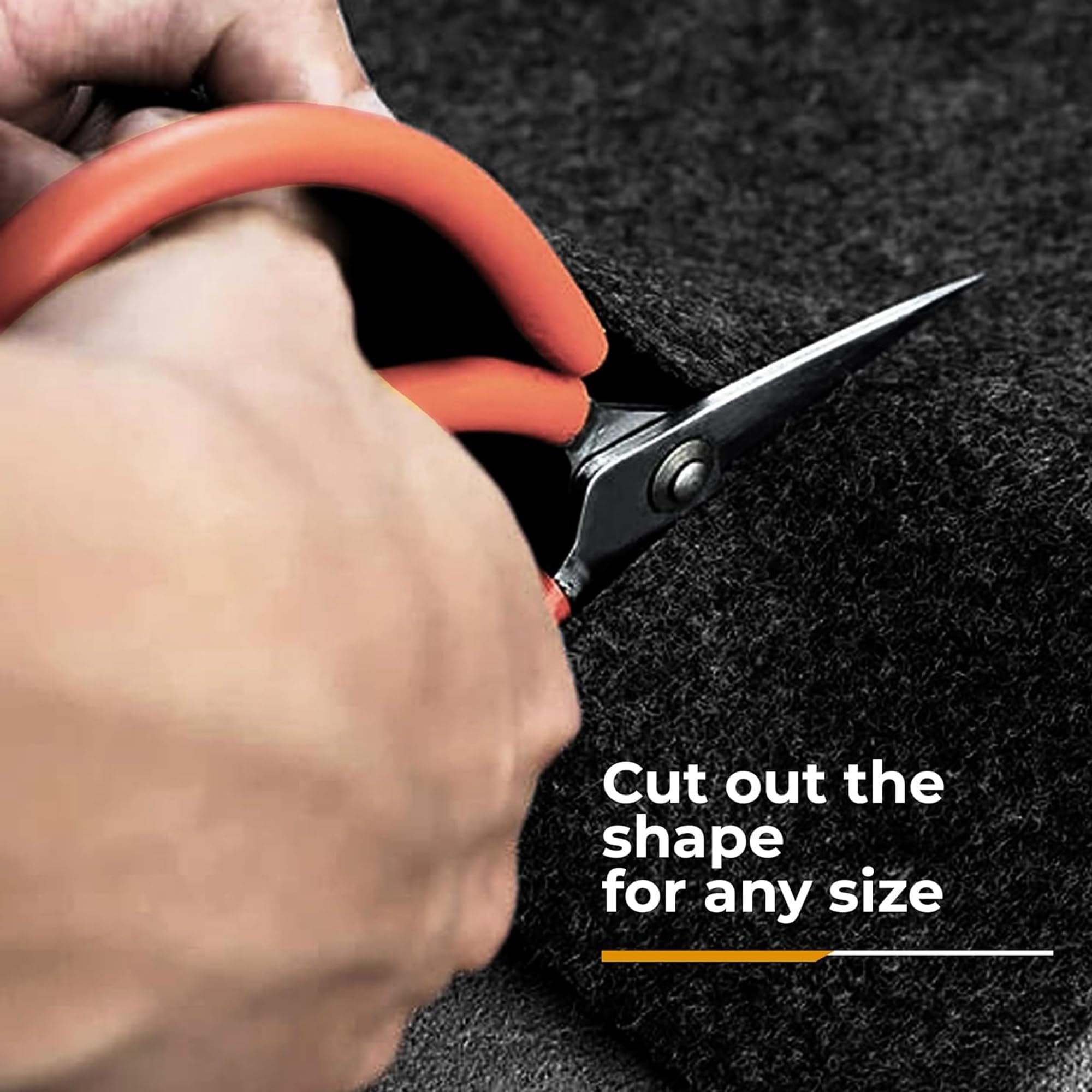 Siless 59''X122'' Graphite Underfelt Carpet For Speaker, Sub Box Carpet, Auto, Rv, Boat, Marine, Truck, Car Trunk Felt Fabric Ma