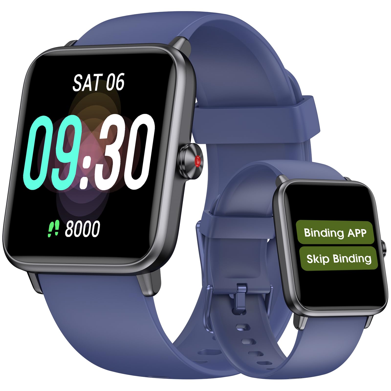 Pautios Pedometer Watch Senior Friendly No App/Phone Required, Waterproof Fitness Tracker Watch With Step Counter Calories/Sleep