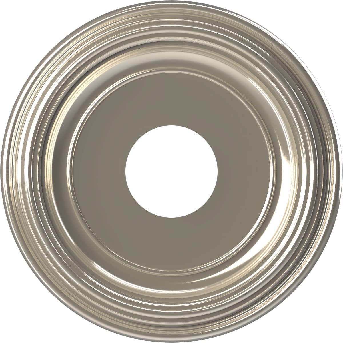 Ekena Millwork Cmp13Trbcr Traditional Thermoformed Pvc Ceiling Medallion (Fits Canopies Up To 7 1/2''), 13''Od X 3 1/2''Id X 1 1