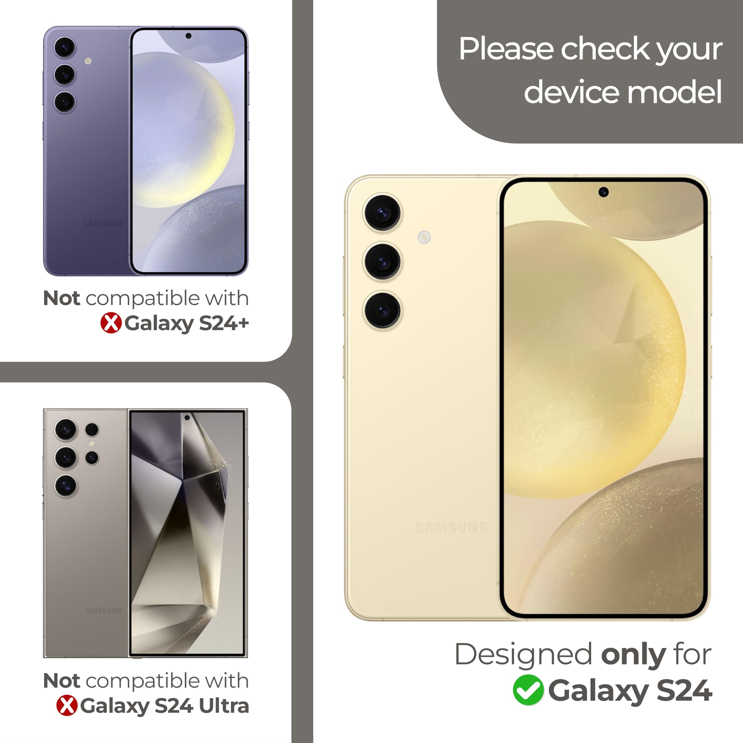 Armorsuit 2 Pack For Samsung Galaxy S24 Paper Feel Texture Screen Protector (6.2'') Case Friendly Militaryshield Matte Film   Ma