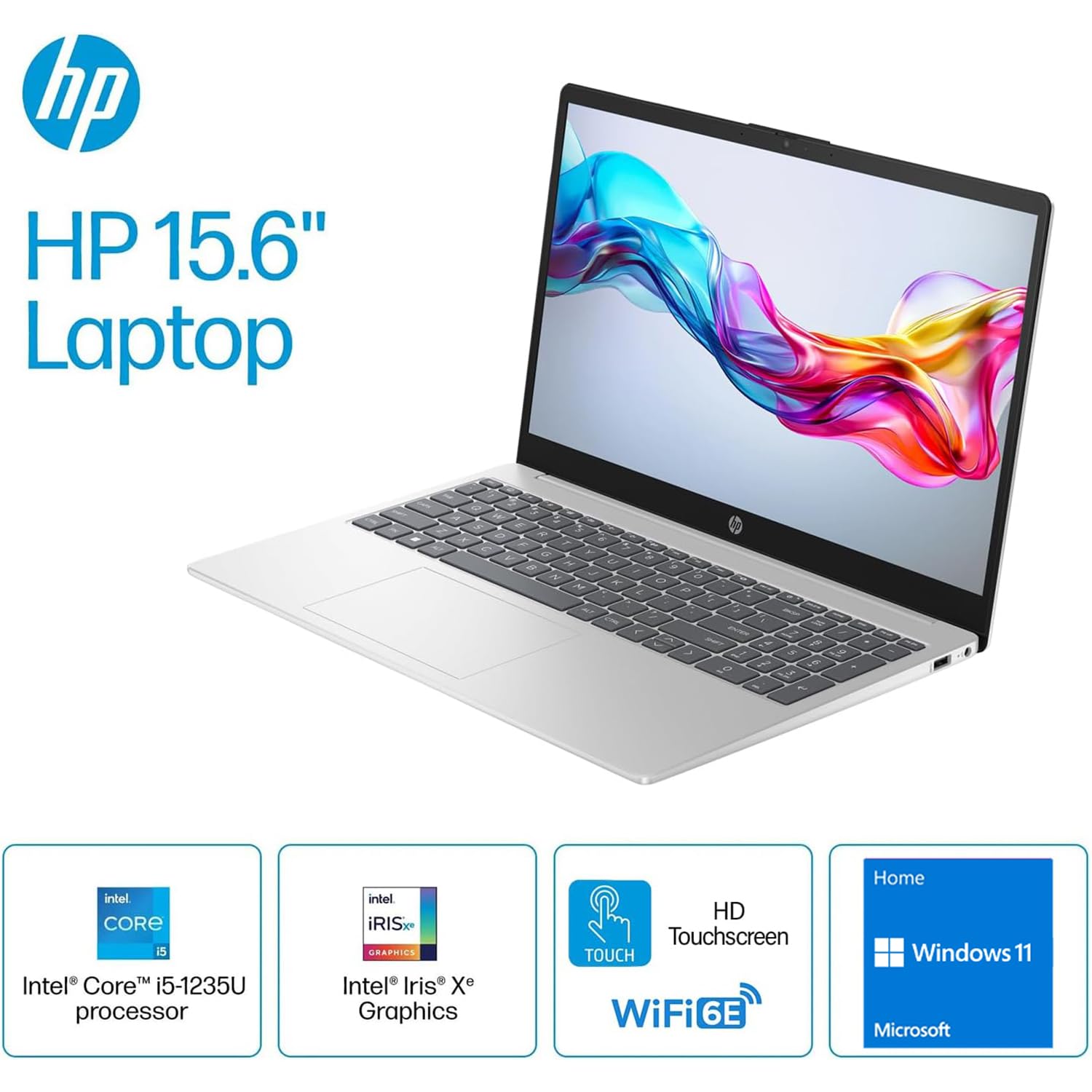 Hp 15.6 Touchscreen Laptop With 12 Months Microsoft Office 10 Core Intel Core I5 Processor 64Gb Ram 2.5Tb Ssd (2Tb Pcie Withhp P