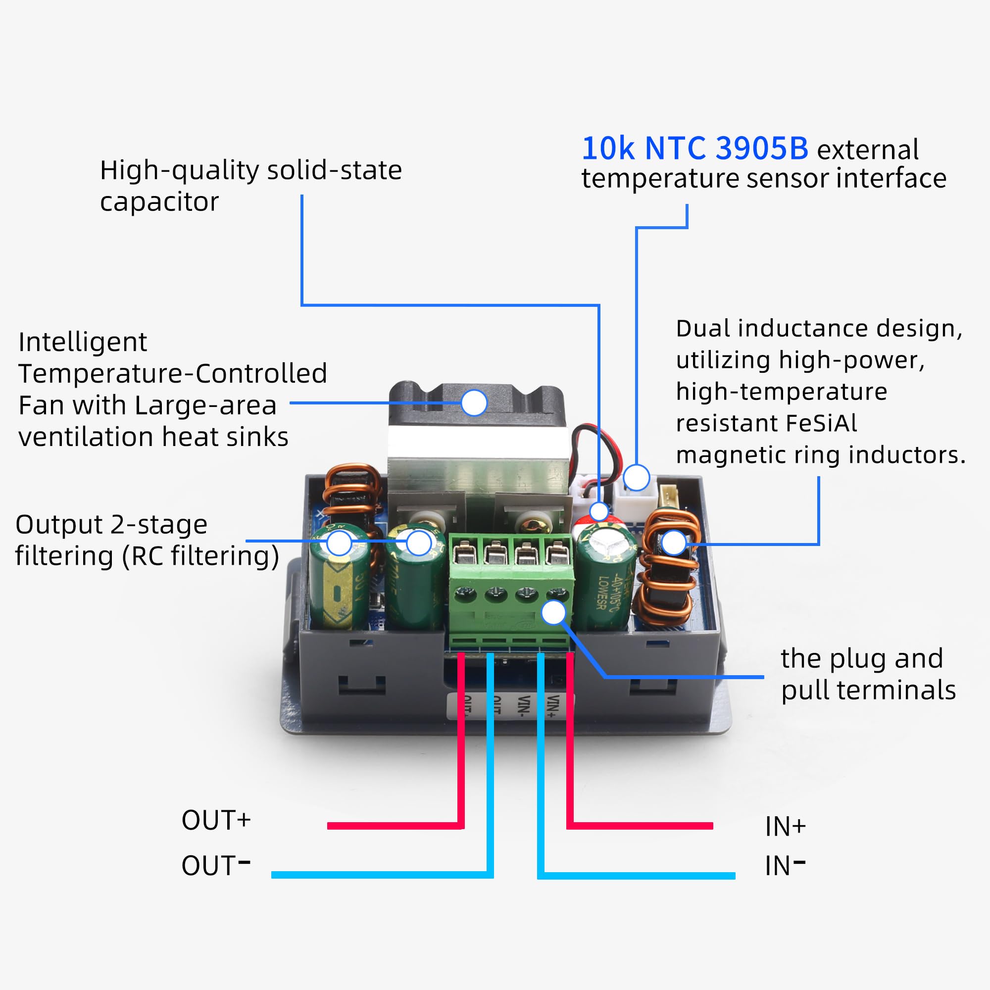 Sk 120 120W Buck Boost Power Converter Cc Cv 6 36V To 0 36V With Color Display Dc To Dc Power Converter 5V 6V 12V 24V Power Modu