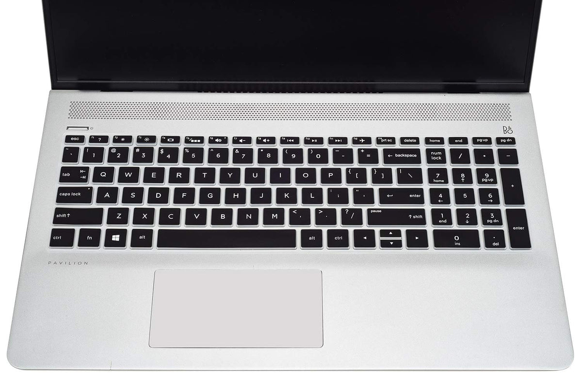 Keyboard Cover Skin Compatible HP Envy x360 15-DS1077NR 15M-DS0011DX,HP Pavilion 15-BS 15-BW 15-CC 15-CB 15-CD,HP 15 Laptop 15-DY 15-DW,17.3' HP Pavilion 17-BS 17-by(Black)