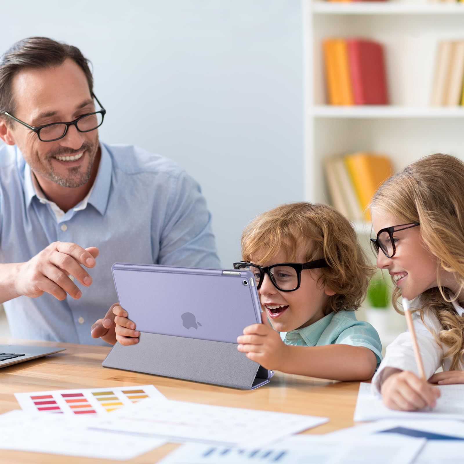 Procase For Ipad 9Th Generation 2021/ Ipad 8Th Generation 2020/ Ipad 7Th Generation 2019 Case, Ipad 10.2 Case Ipad Cover 9Th Generation  Lightpurple