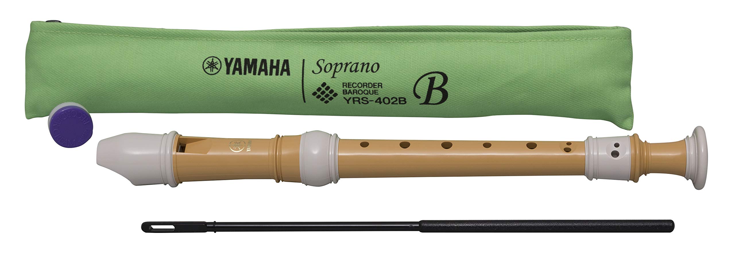 Yamaha Yrs 402B Soprano Recorder, Ecodear Plastic, Key Of C