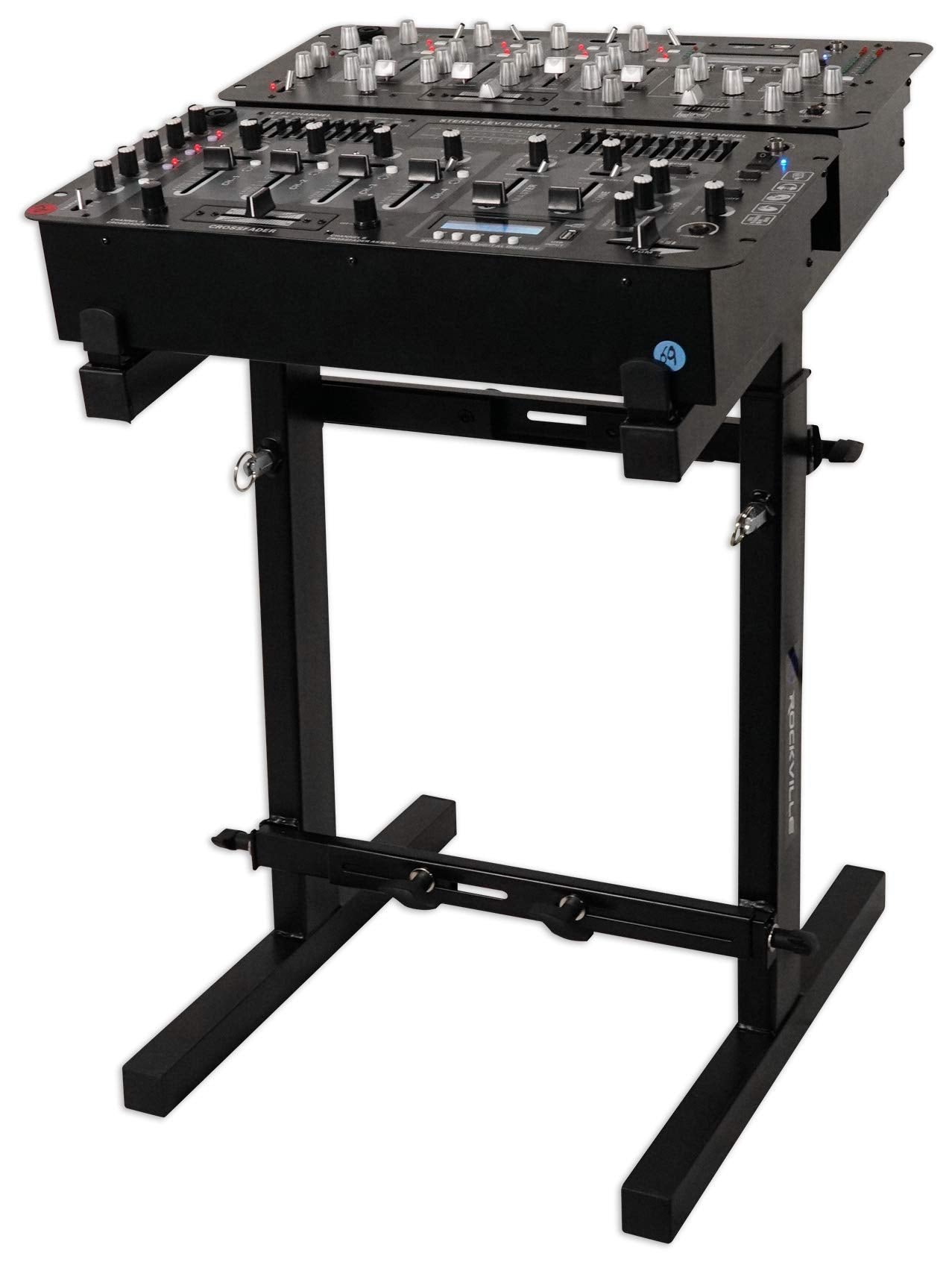 Rockville Portable Mixer Stand - Adjustable Height And Width! (Rxs20 )