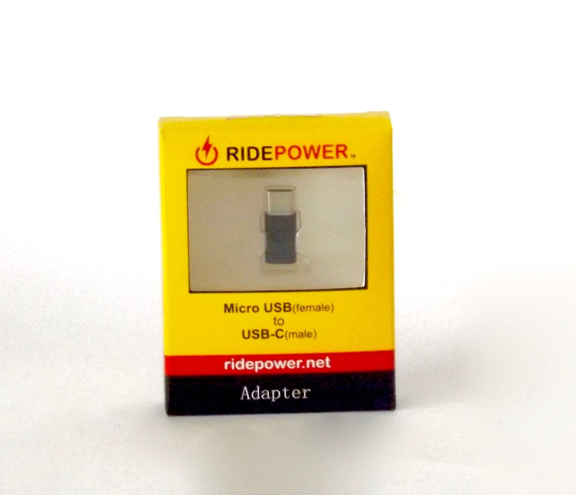 Micro USB to Micro USB-C Adapter - Black