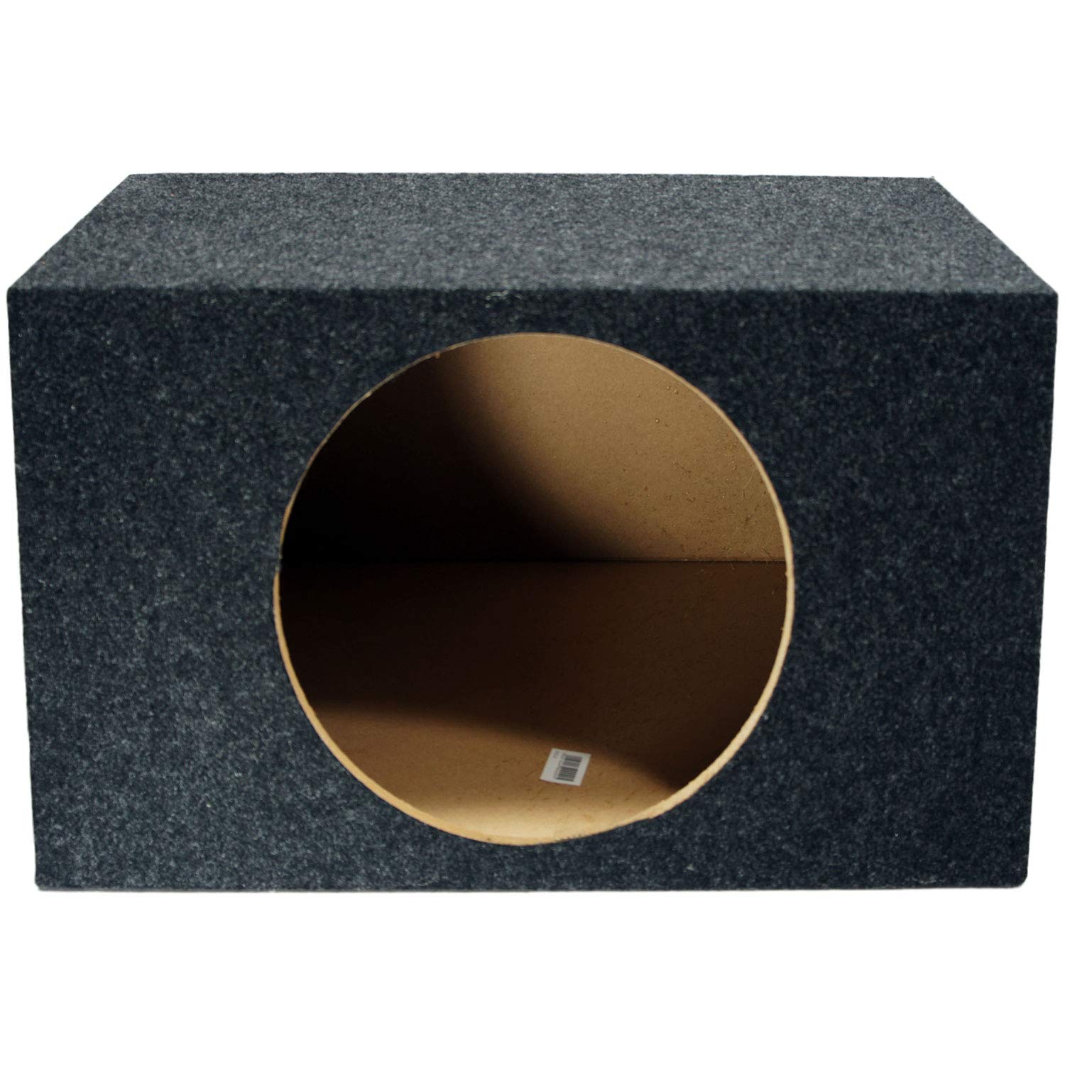 American Sound Connection Car Audio Single 12'' Sealed Subwoofer Salnted Hatchback Stereo Sub Box Enclosure