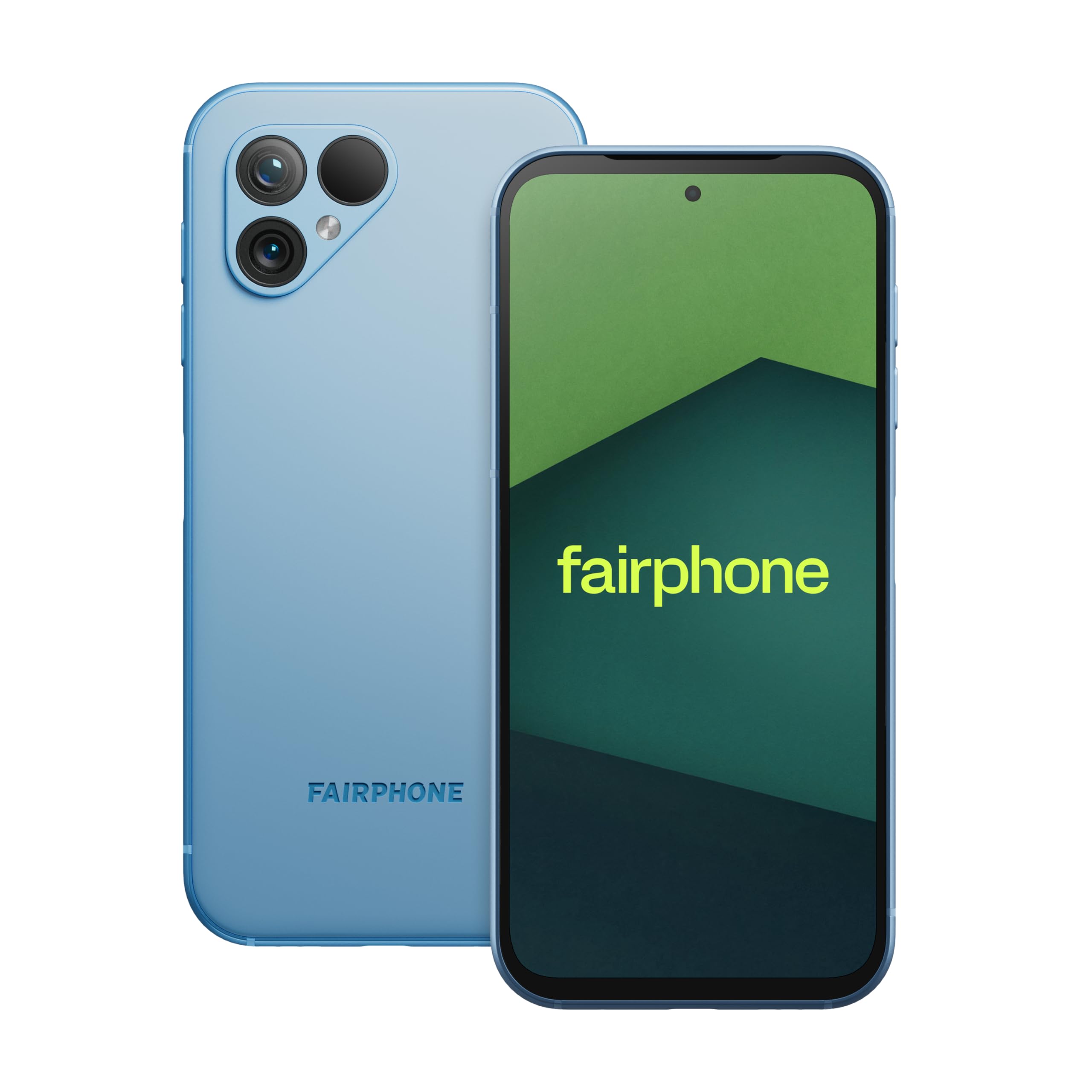 Fairphone 5 5G (GSM Unlocked, International Version) 256GB + 8GB RAM - Dual SIM (Nano-SIM + eSIM) Android 13 Smartphone (Sky Blu