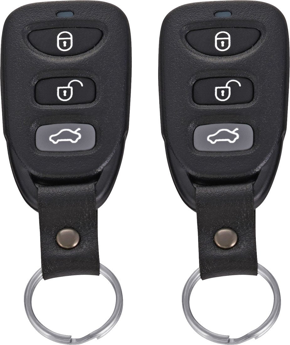 Installgear Car Keyless Entry System, Trunk Pop With Two 3 Button Remotes | Door Lock/Unlock And Key Fob | Keyless Entry System