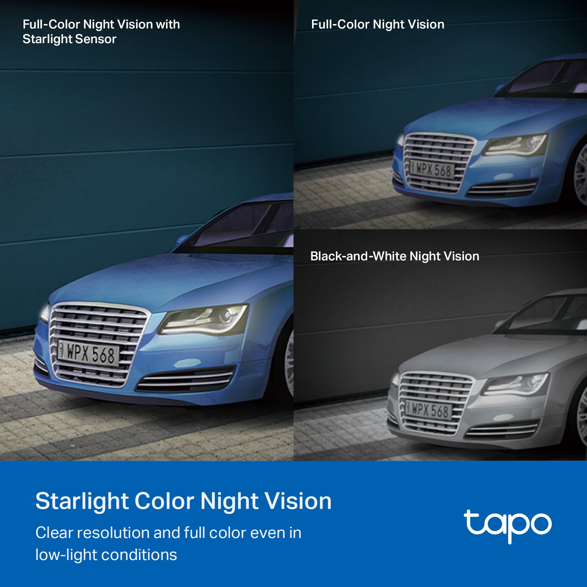 Tp-Link Tapo 2K Qhd Outdoor Pan/Tilt Wi-Fi Security Camera, 360 View, Motion Tracking, Color Night Vision, Free Person/Vehicle/M