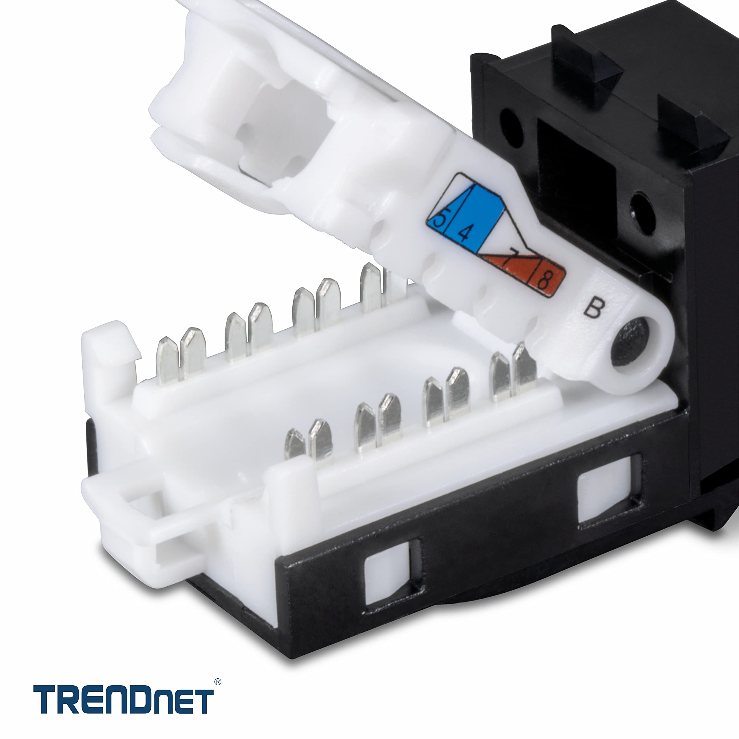 Cat6 Keystone Jack Black