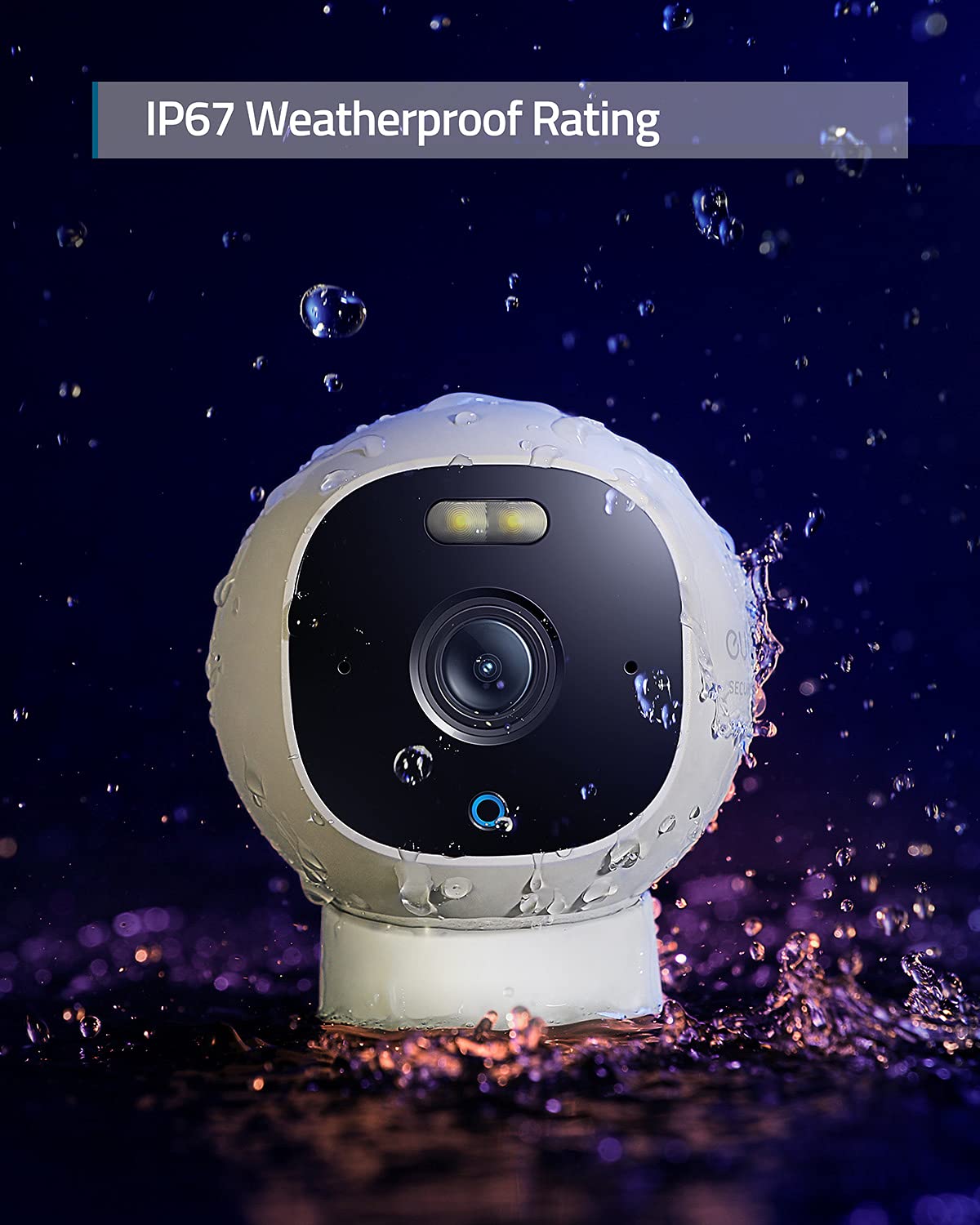 Eufy Security Outdoor Cam E220, All-In-One Outdoor Security Camera With 2K Resolution, Spotlight, Color Night Vision, No Monthly