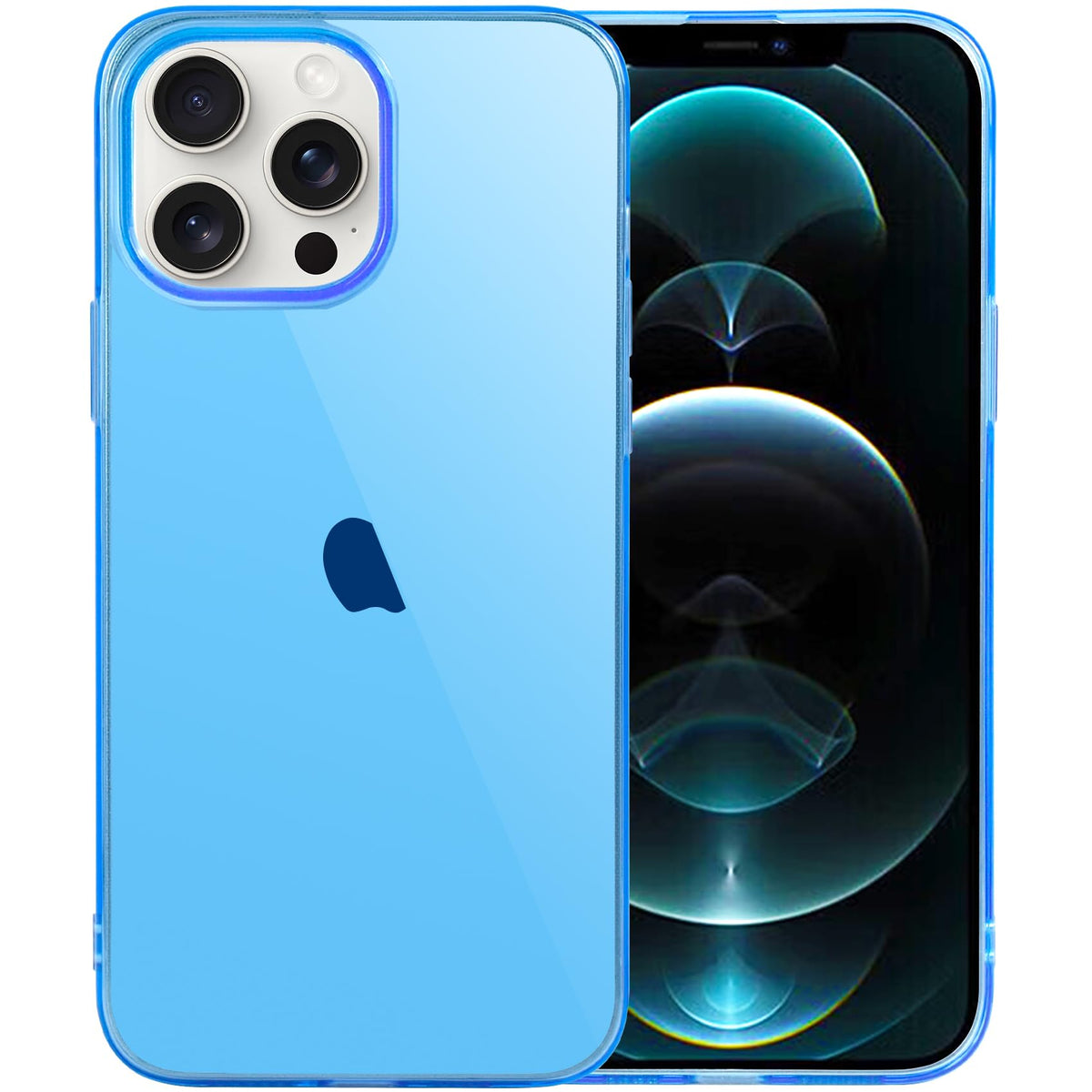 Jjgoo Compatible With Iphone 12 Pro Max Case Clear, Transparent Soft Shockproof Protective Slim Thin Bumper Cover Phone Case, Bl