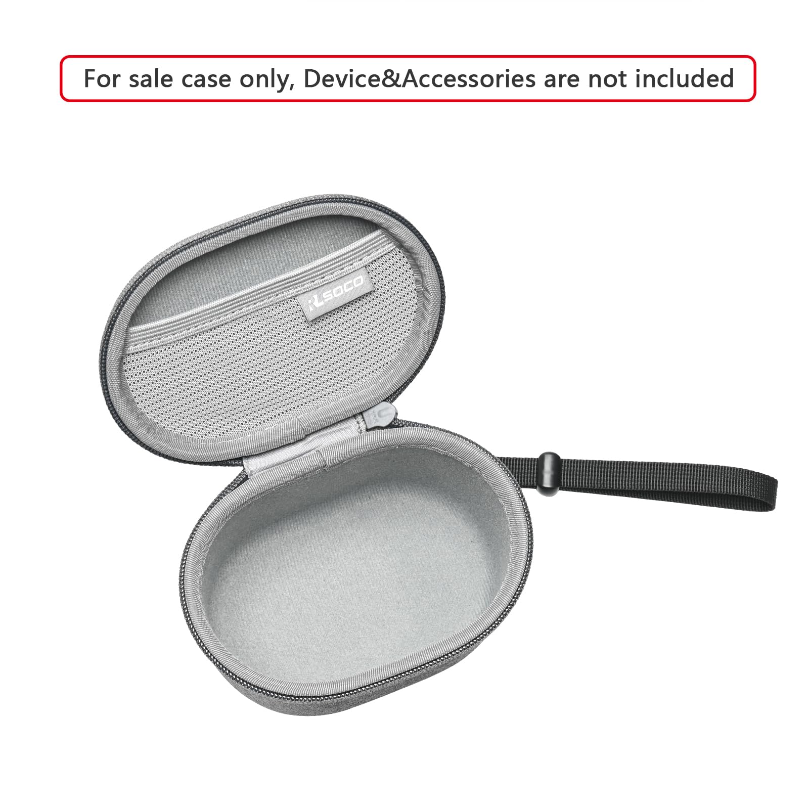 Rlsoco Travel Case For Logitech Mx Vertical/Lift Vertical Wireless Ergonomic Mouse (Grey)