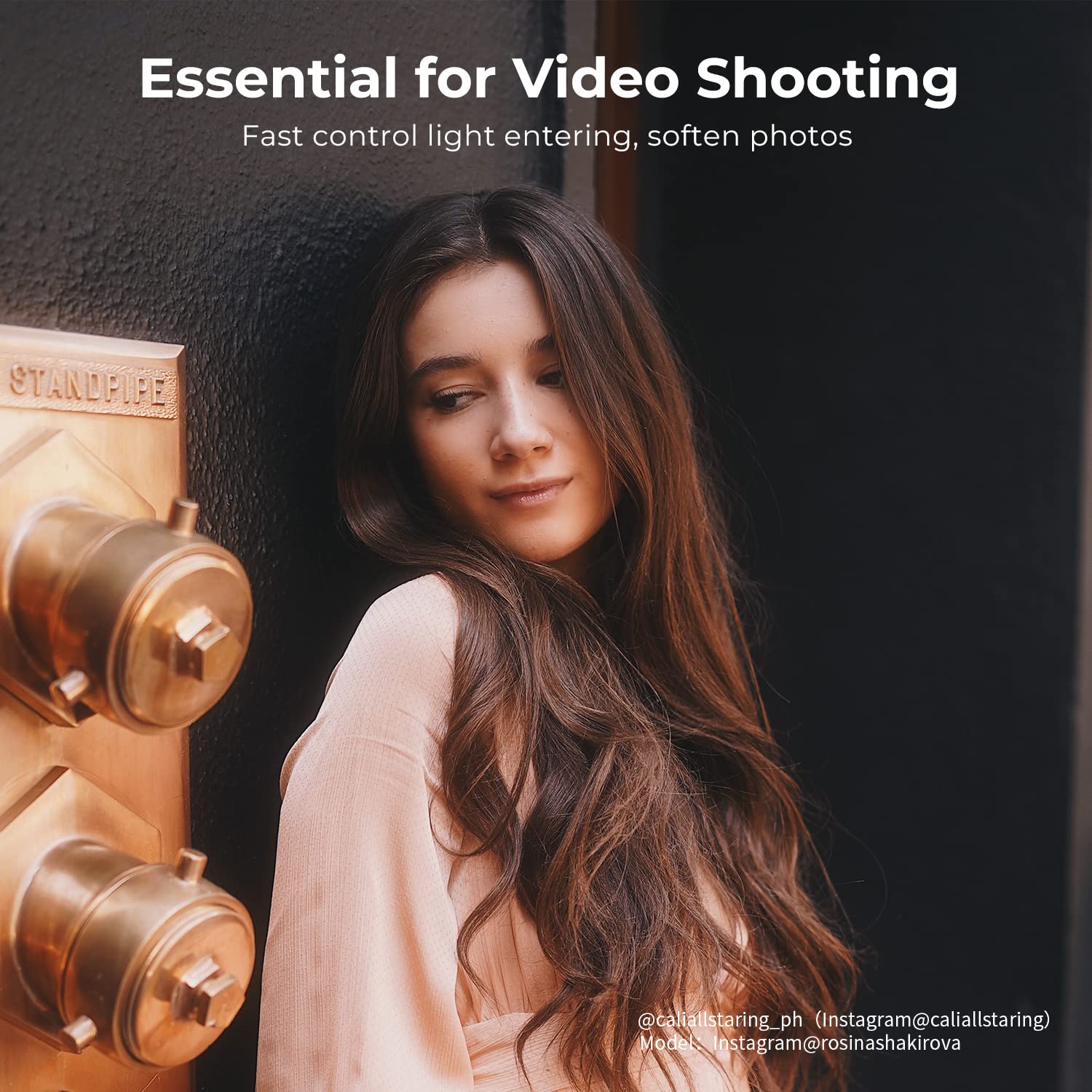 K&F Concept 62Mm Black Diffusion Mist 1/4 Effect & Variable Nd2 400 (1 9 Stops) Nd Lens Filter 2 In 1, Putter Adjust Multi Funct