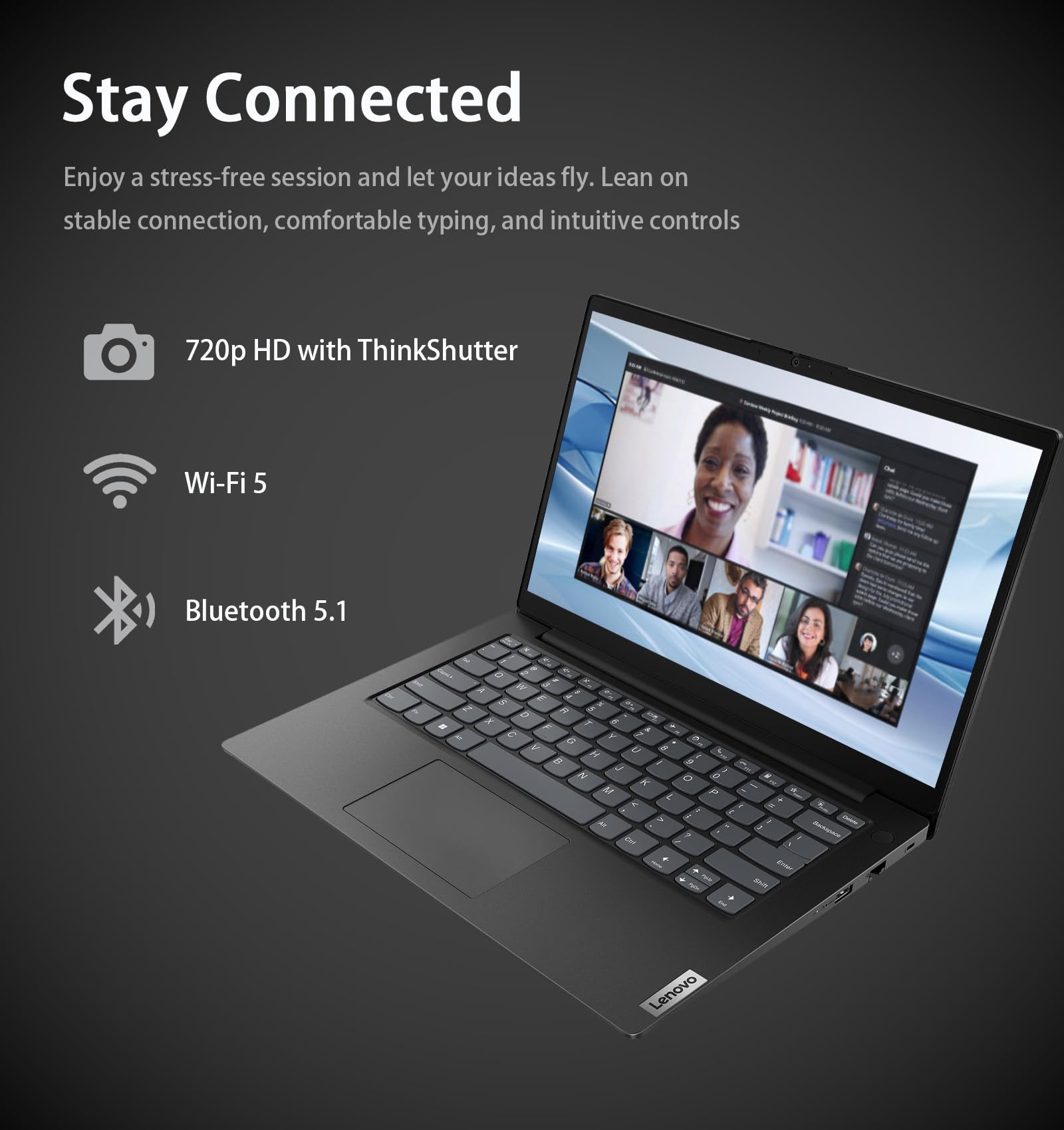 Lenovo V14 Laptop (14 Fhd Anti-Glare, 6-Core Amd Ryzen 5 (> I5-1135G7), 16Gb Ram, 512Gb Ssd) For Business & Home & Student, Thin