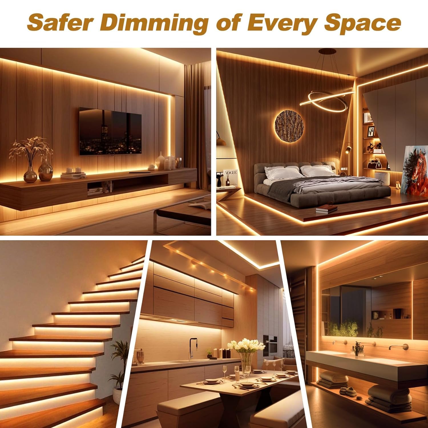 24V Dimmable Led Driver, 60W Triac Elv/Mlv Led Transformer Compatible With Lutron&Leviton Switches, Dimmable Led Power Supply 60