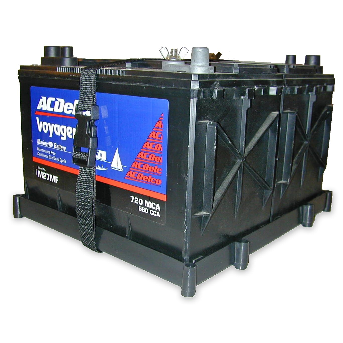 T-H Marine Supplies Dual Holder Tray Boating Battery Chargers