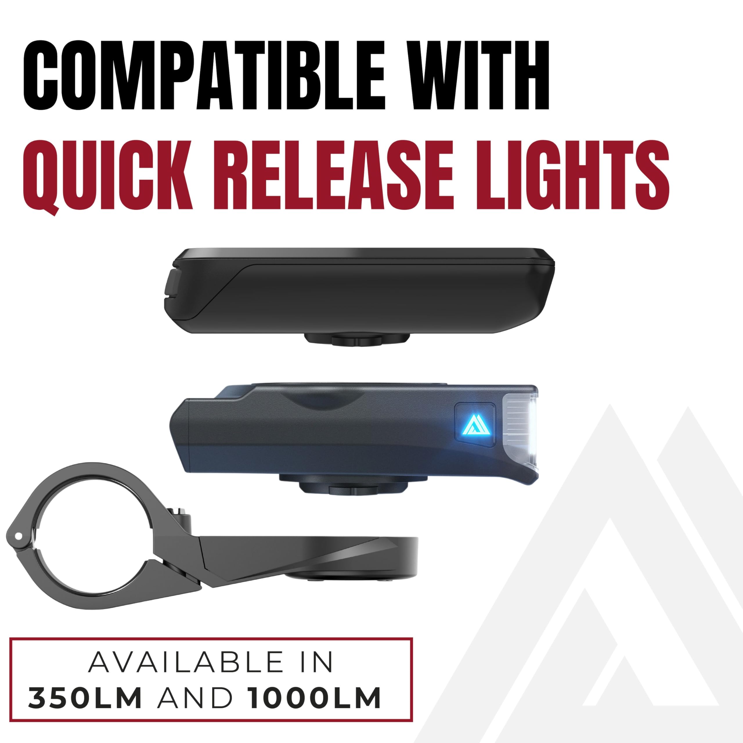 Garmin Bike Mount With From Kom Cycling   Edge Mount Designed For Garmin Edge 540, Edge 840 And Other Models (Aero   Black)