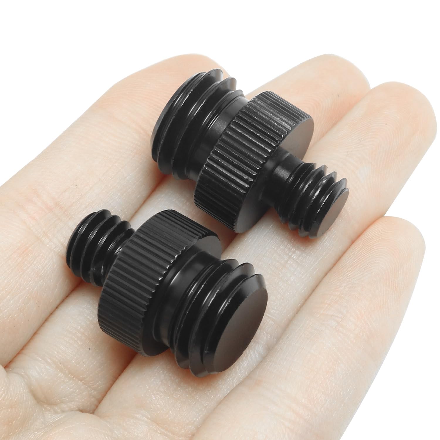 3/8Inch Male To 5/8Inch Male Threaded Tripod Screw Adapter Luorng 2Pcs 3/8 To 5/8-11 Double Sided Standard Mounting Thread Conve