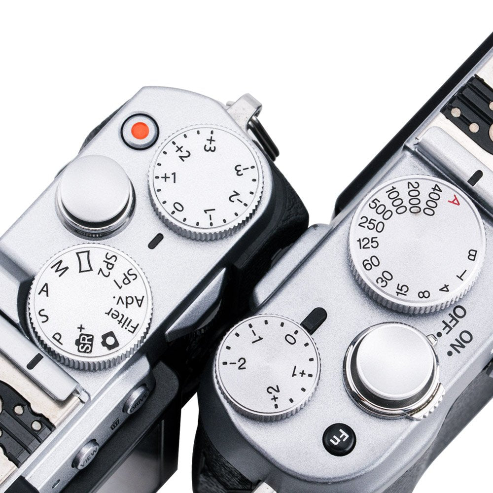 Jjc 2-Pack Camera Soft Shutter Release Button For Fuji Fujifilm X100Vi X100V X100F X100T X-T3 X-T4 X-T2 X-T50 X-T30 X-T20 X-Pro3