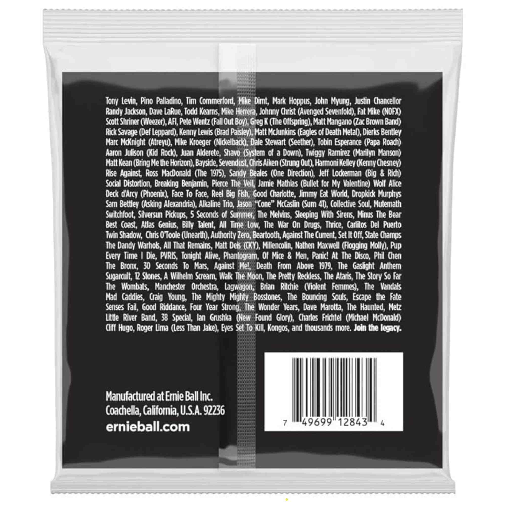 Ernie Ball Hybrid Slinky Stainless Steel Bass Guitar Strings, 45 105 Gauge (P02843)