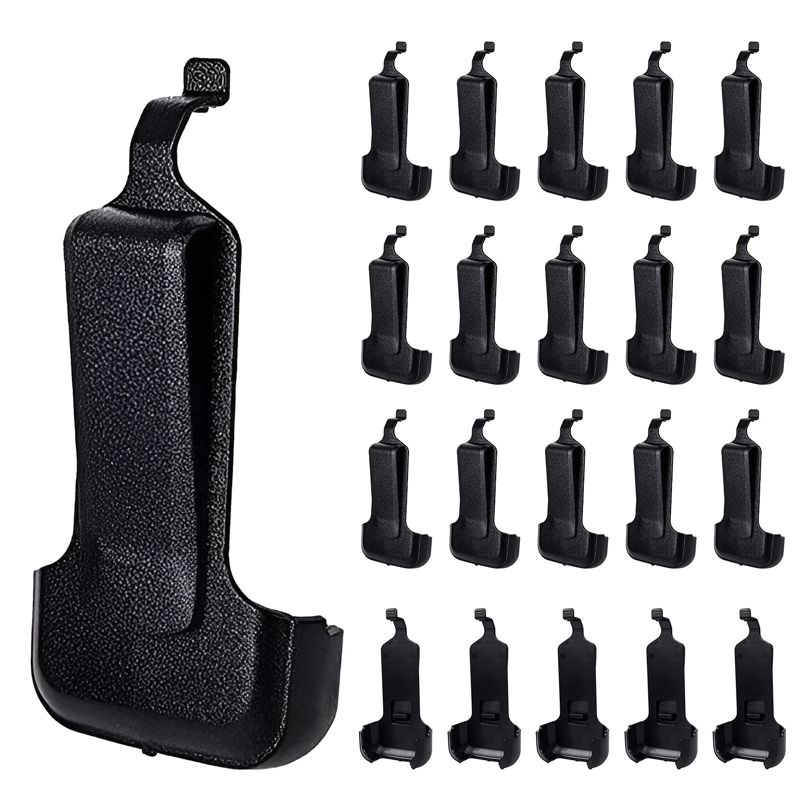 Abcgoodefg Walkie Talkie Belt Clip Compatible With Two Way Radio Rt22 Lt 316 Wln Kd C1 X6 Nktech Nk U1 Zs B1 Td M8 Rt 10 R1 (20 Pc)