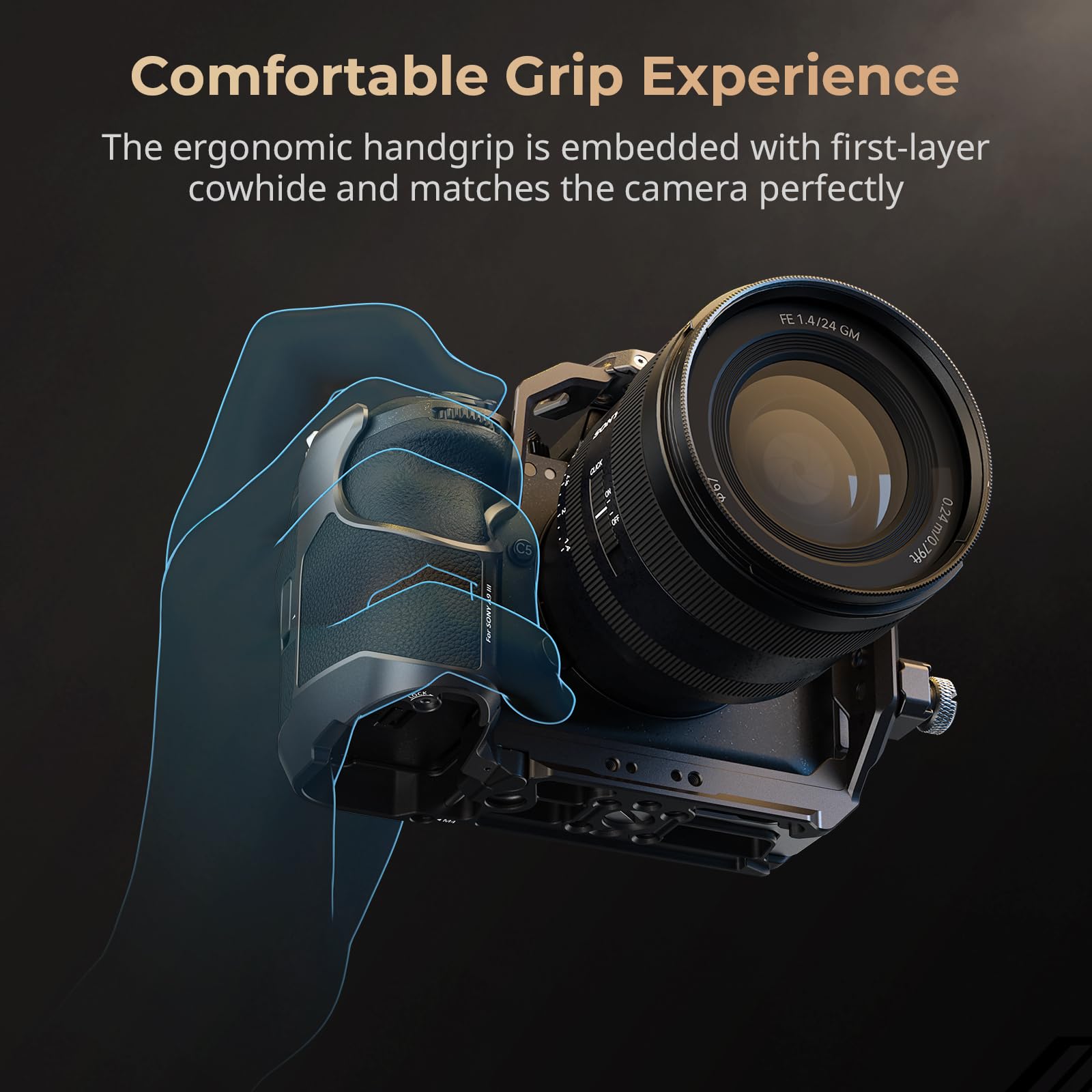 Smallrig Camera Cage For Sony Alpha 9 Iii, Fits Plate For Arca-Type, Compatible With Rs 2/Rsc 2/Rs 3 Stabilizer, With A Cable Cl