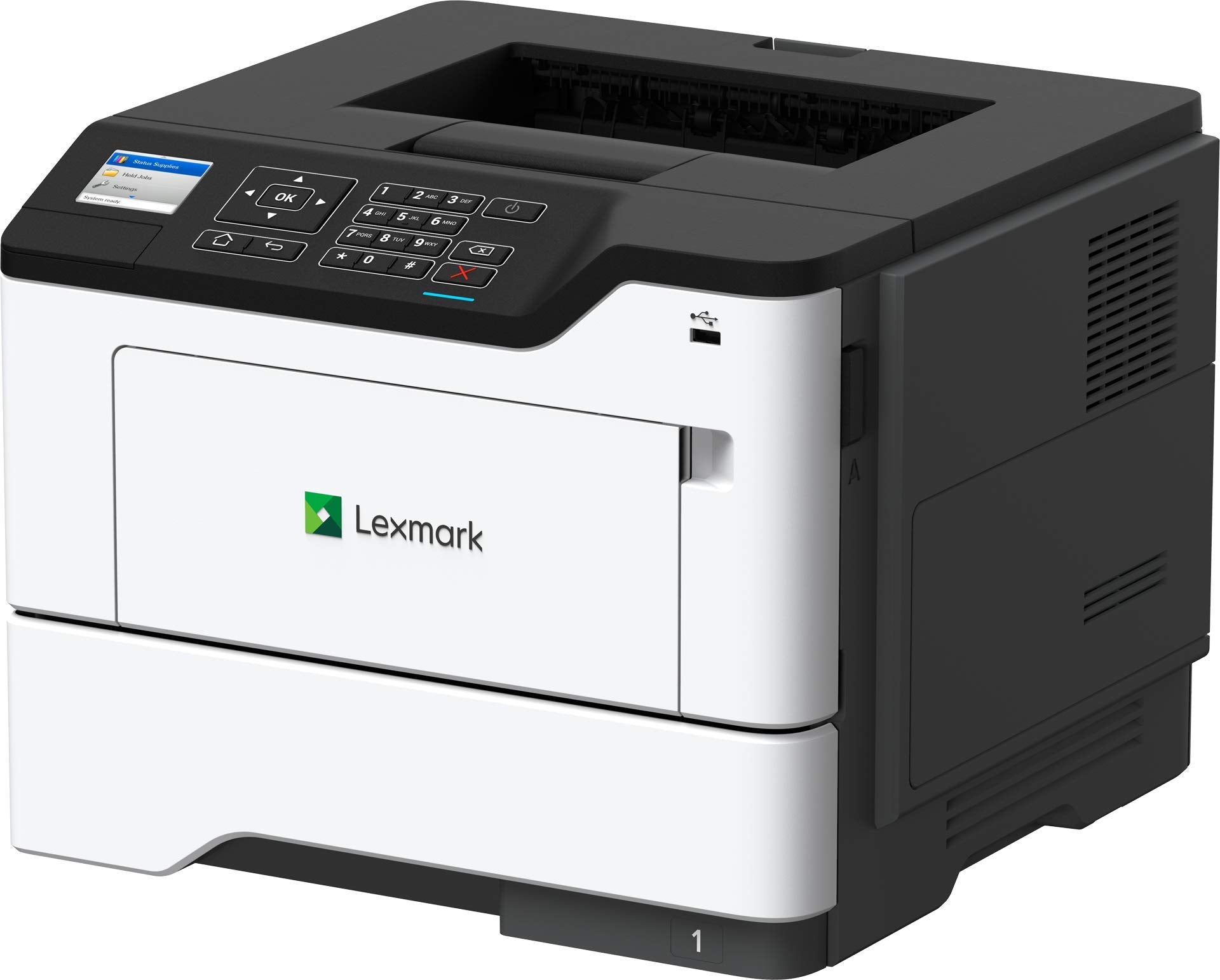 Lexmark B2650Dw Monochrome Laser Printer, Duplex With Two Sided Printing, Wireless Network Capability (36Sc471), Medium, White/G