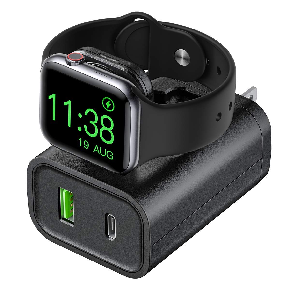 Beasaf Iphone Fast Charger, 24W Usb C Charger For Iphone 13/12/Mini/12 Pro Max, Usb C Wall Charger With Foldable Apple Watch Wir