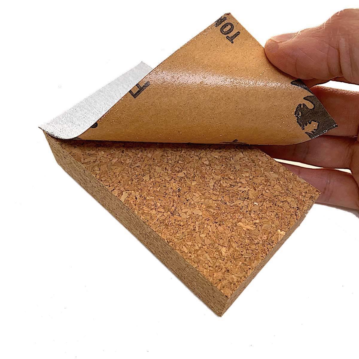Guitar Tools International Flat Beveled Cork Sanding Block  Guitar Luthiers   Lcbs2
