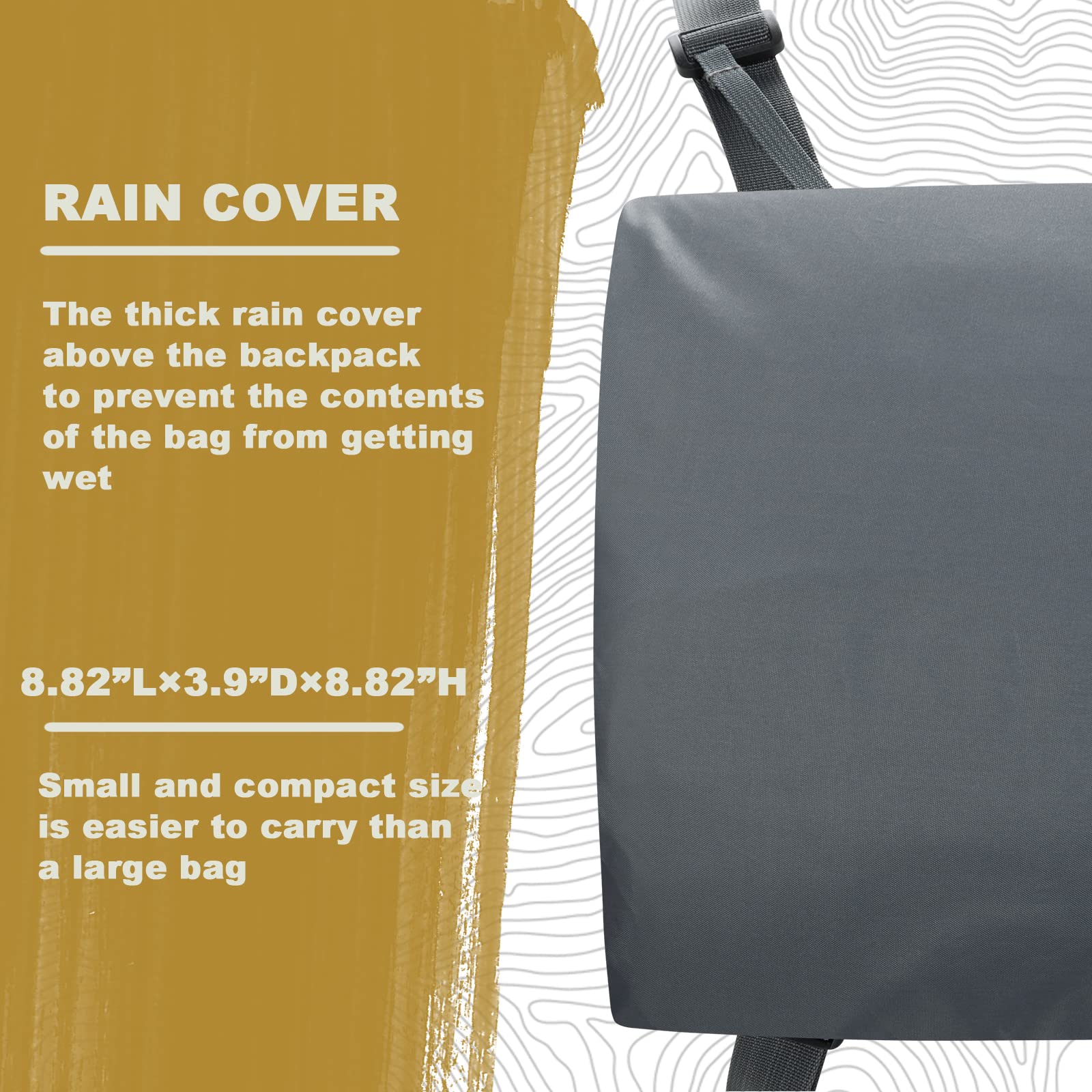 Skiguard Bino Harness With Rangefinder Pouch & Rain Cover, Lightweight Binocular Harness Chest Pack, Harness Binocular Chest Pac