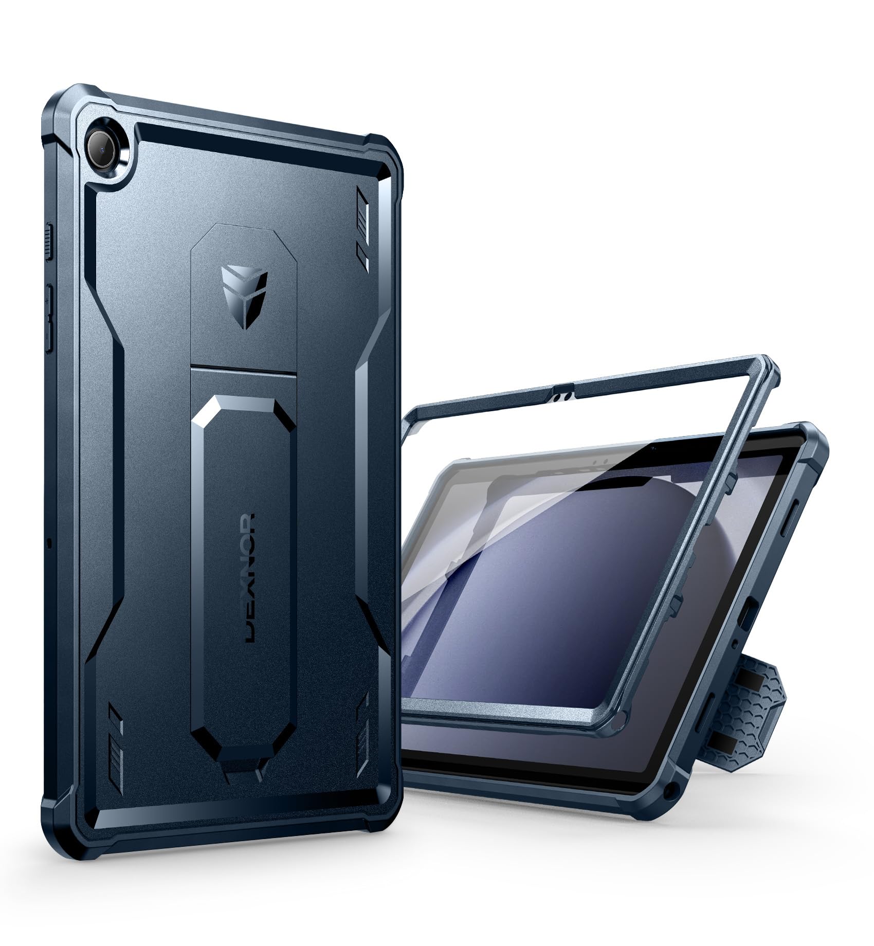 Dexnor Case For Samsung Galaxy Tab A9 Plus 2023, [Built In Screen Protector & Kickstand] Heavy Duty Shockproof Full Body Protect