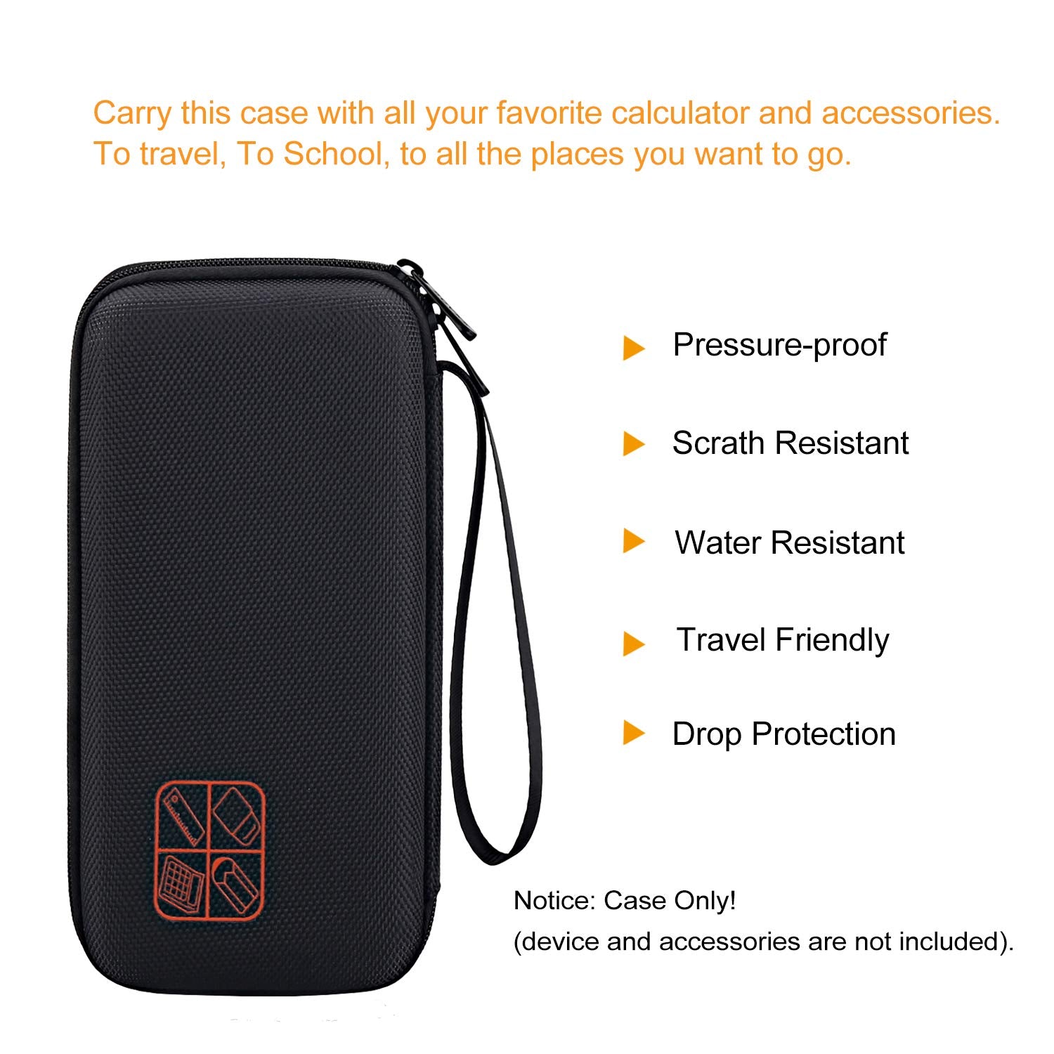 Bovke Hard Graphing Calculator Case Compatible With Texas Instruments Ti-84 Plus Ce/Ti-84 Plus/Ti-83 Plus Ce/Casio Fx-9750Gii, E