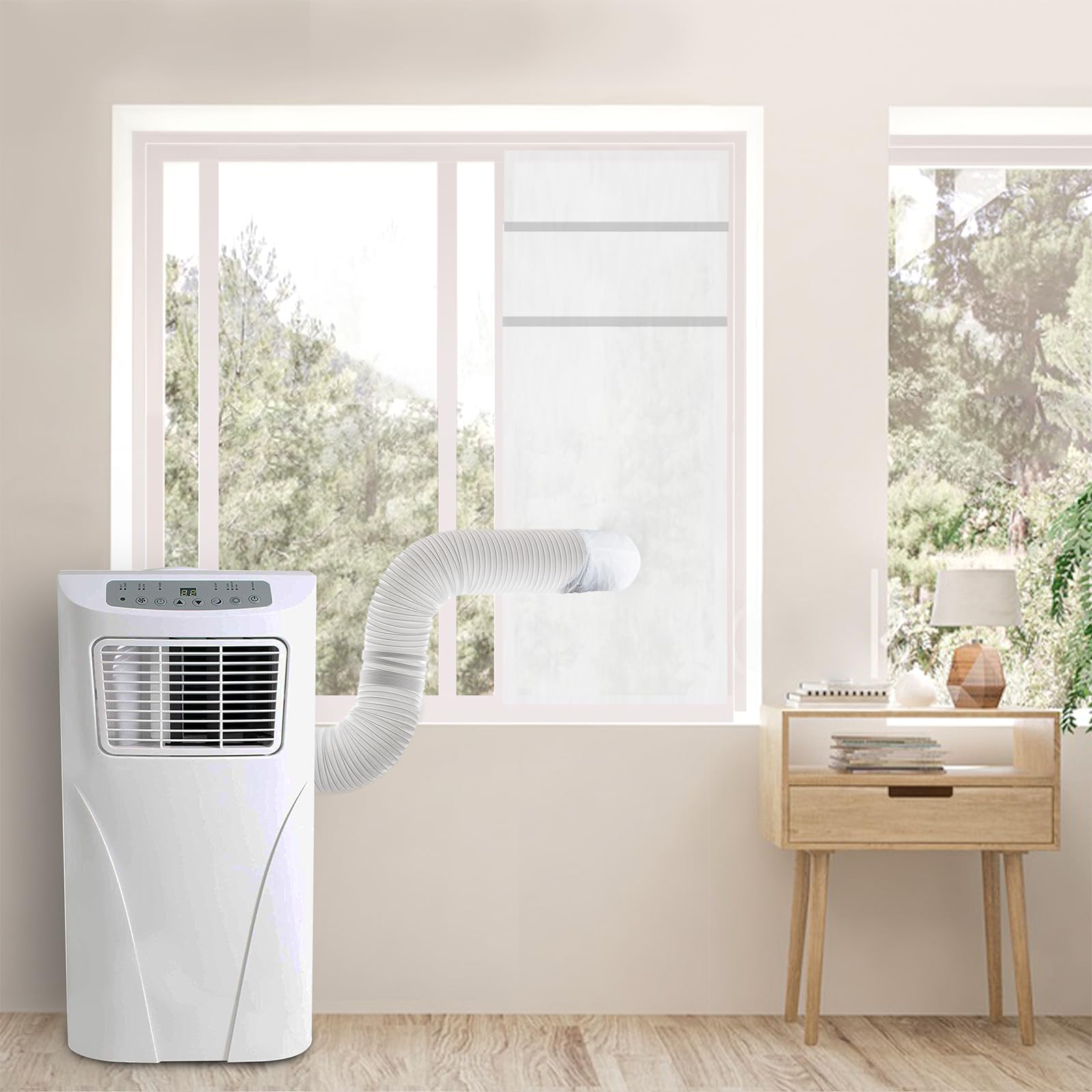 Hoomee Adjustable Sliding Window Seal With Tube For Portable Air Conditioner New 35 * 152Cm Us