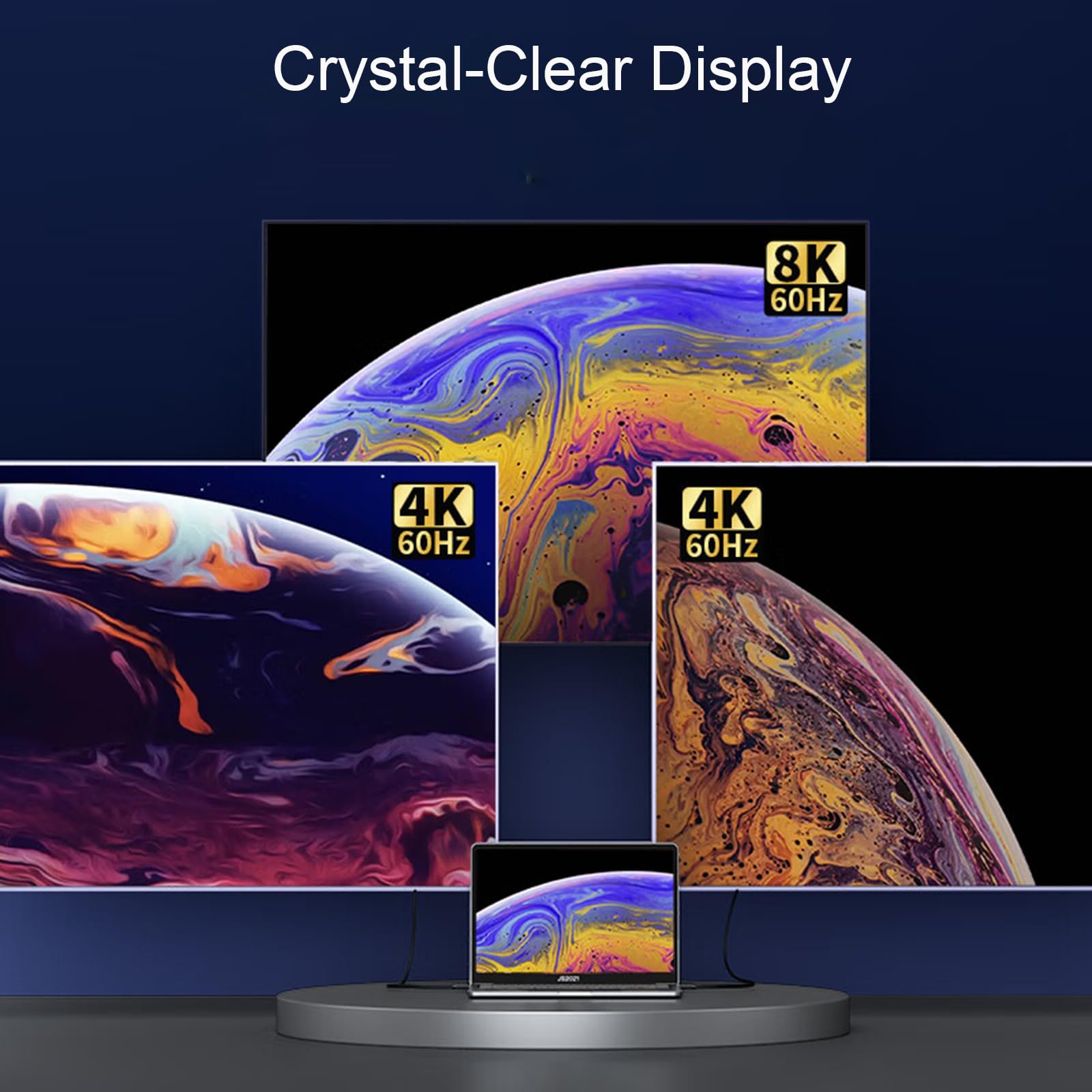 Angusplay Usb C For Thunderbolt 4 Extension Cable, 40Gbps Transfer / 8K Display / 100W Charging Compatible With Thunderbolt 4/3,