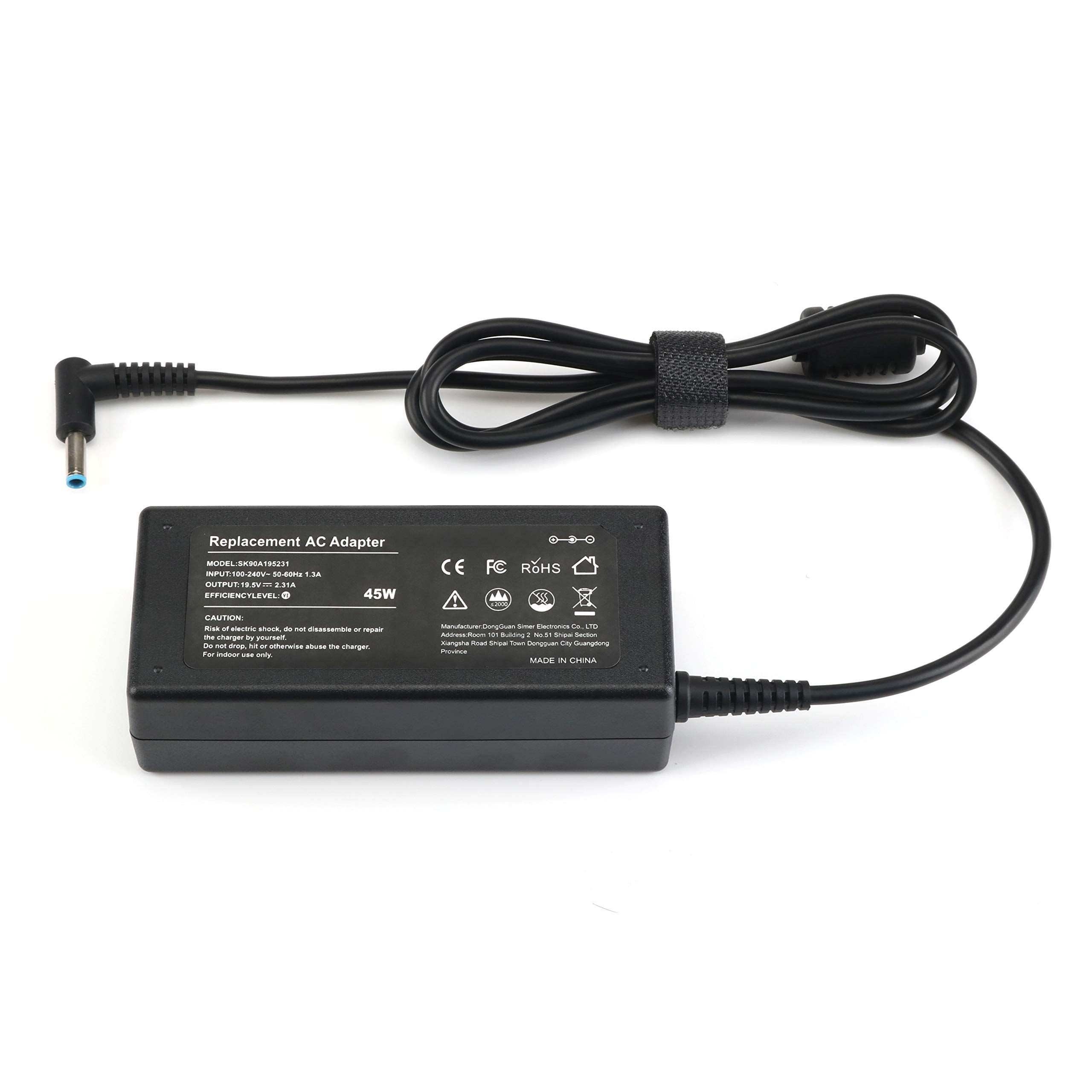 45W Charger For Hp Stream 11 13 14 X360 Laptop Pc 11 Ah 11 Ak 11 Y 14 Ds 14 Ax 14 Cb:11 Ah117Wm 11 Ah131Nr 11 Ak0020Nr Ak1061Ms Ak0080Wm 14 Ds0040Nr 14 Cb161Wm Cb163Wm Cb186Nr Cb171Wm Cb185Nr Cb188Nr