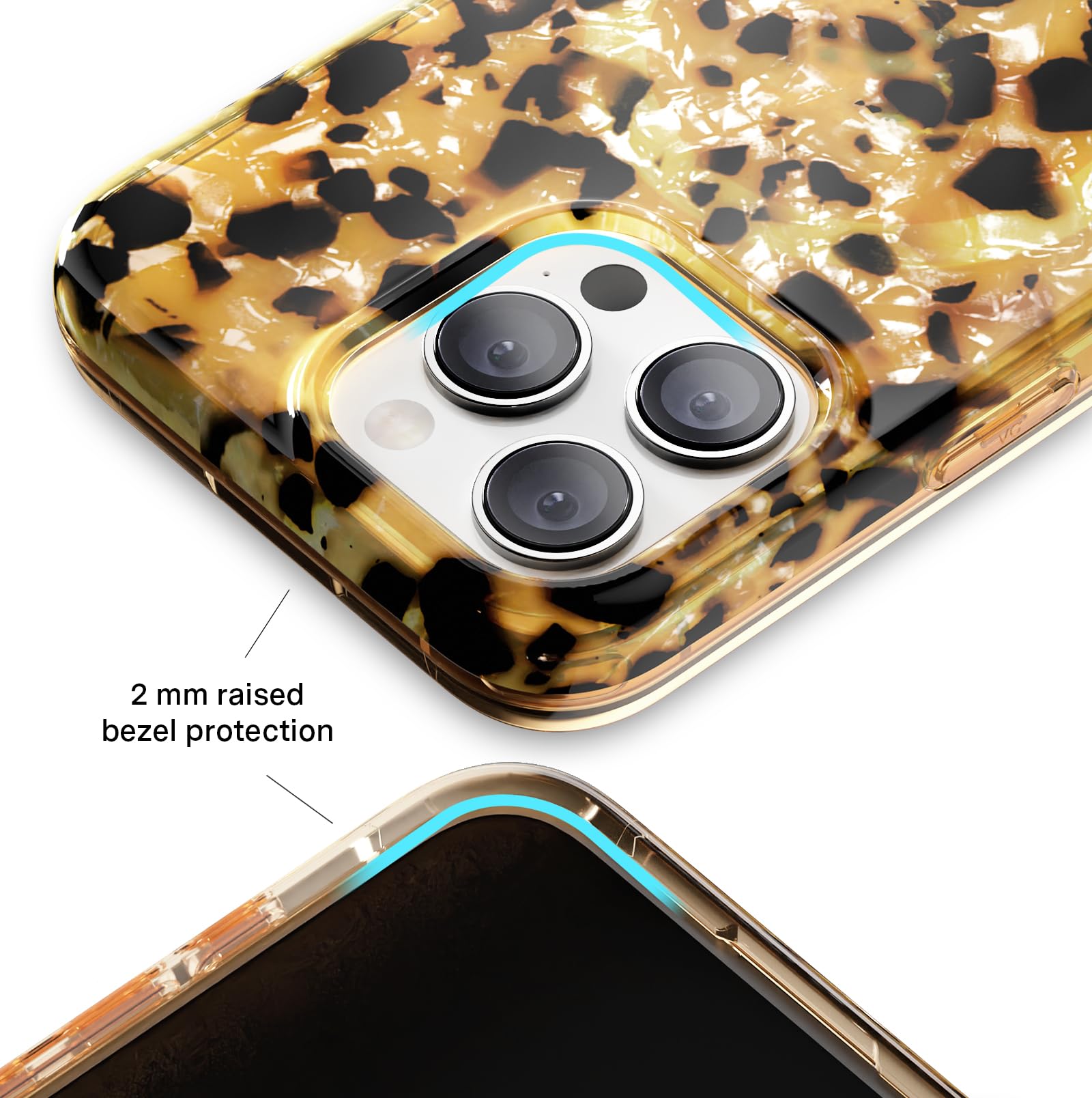 Velvet Caviar Tortoise Shell Phone Case For Iphone 15 Pro Max   Compatible With Magsafe   Luxury Designer Cases [8Ft Drop Tested