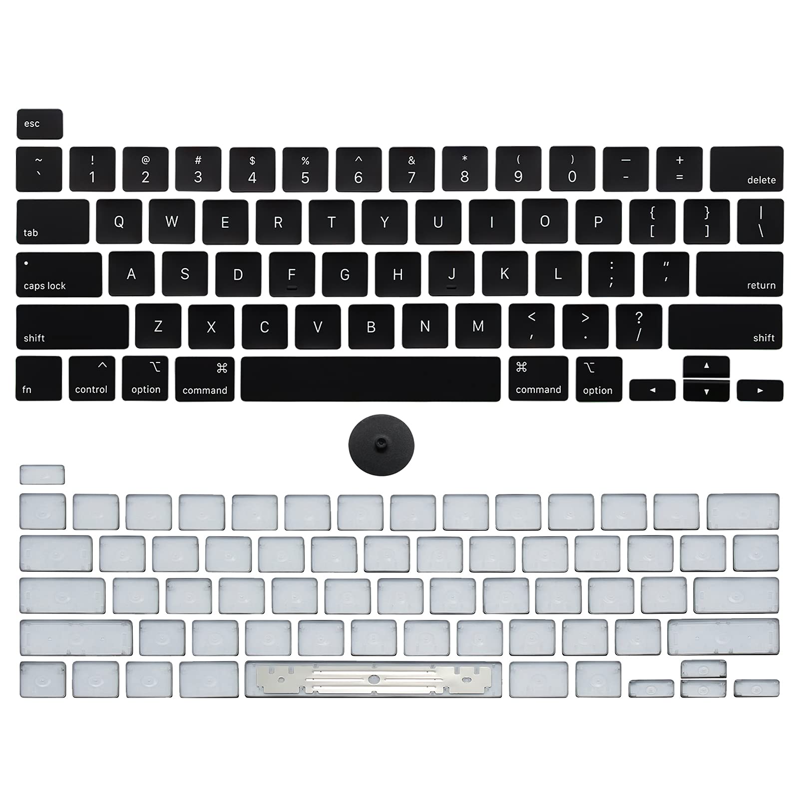 Nuolaisun Keyboard Keycaps Keys Cap Us Set Replacement For Macbook Pro A2251 A2289 A2141 2019 2020 Year 13 '' 16 '' Full Keycap