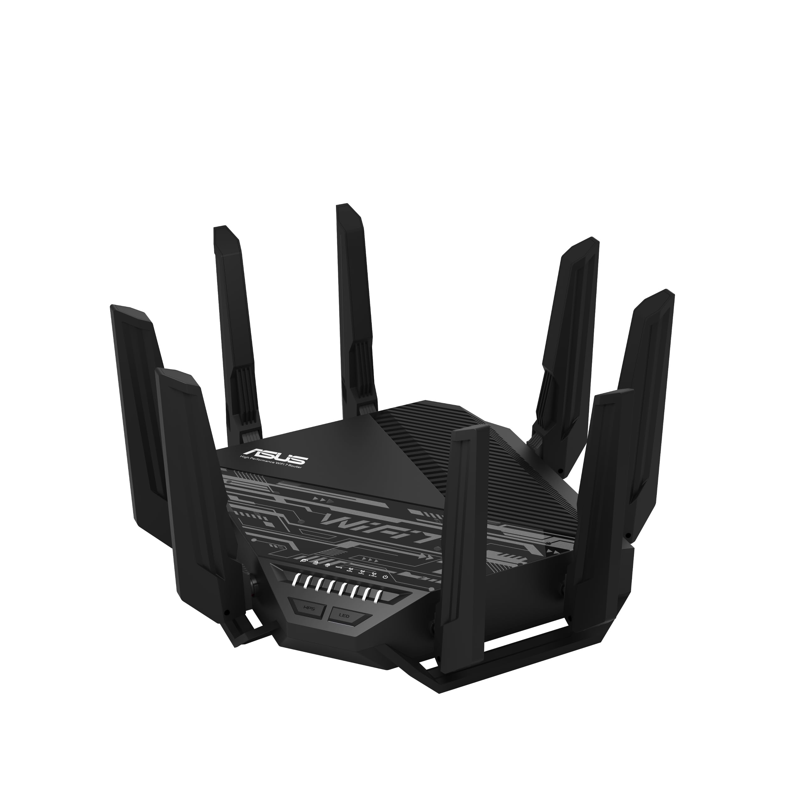ASUS RT-BE96U BE19000 802.11BE Tri-Band Performance WiFi 7 Extendable Router with 6GHz support, Dual 10G Port, 320Mhz, lifetime 